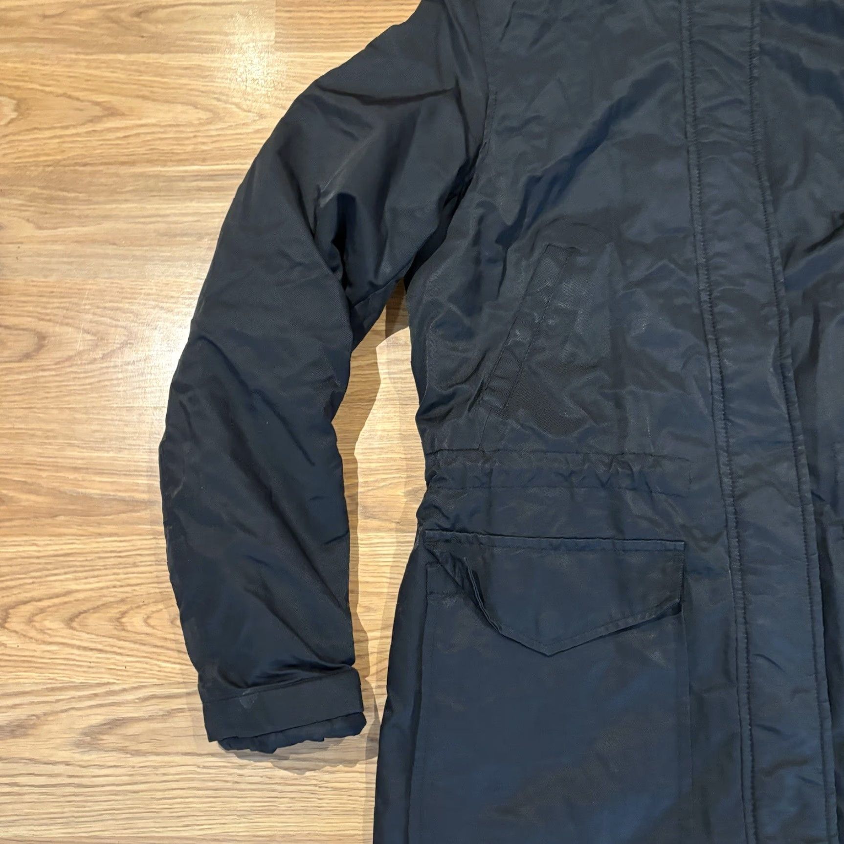 Levi's VINTAGE Levi's Parka Jacket Womens Size S Black Faux Fur Trim Hooded Sherpa Lined Mid-Length Casual/Winter/Outdoor Womens Size S / US 4 / IT 40 - 7 Thumbnail