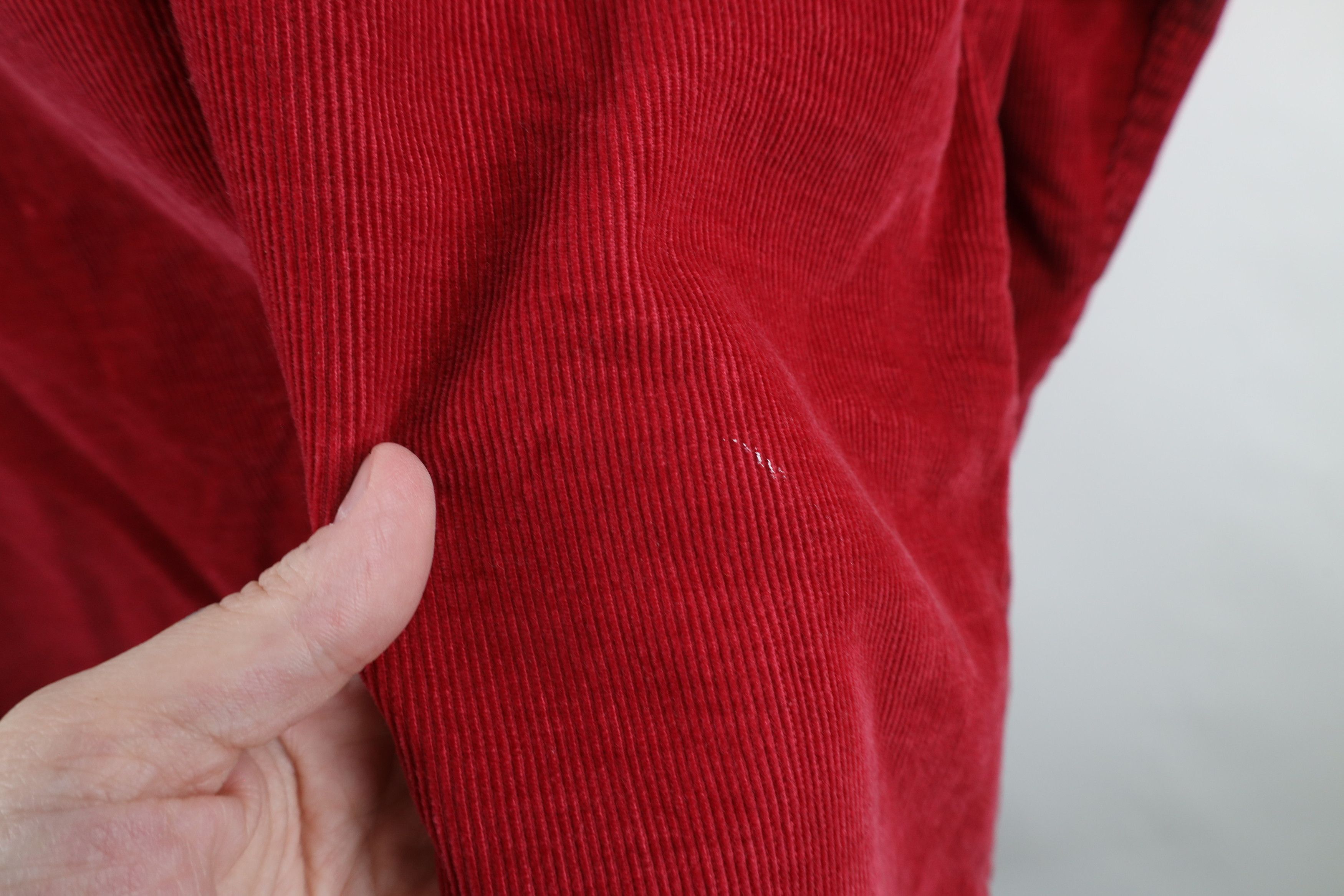Vintage Vintage 90s Streetwear Lined Corduroy Shirt Jacket Jac Shirt Size US XL / EU 56 / 4 - 14 Thumbnail