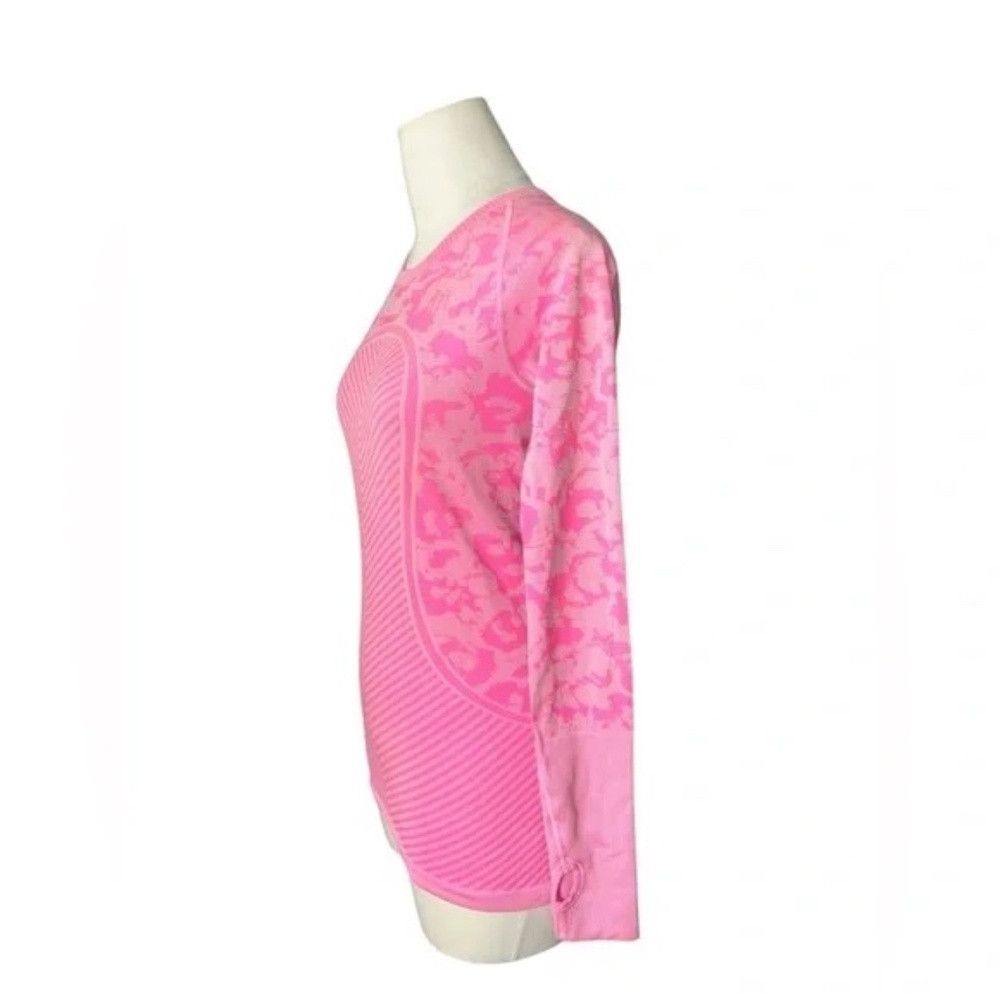 Lululemon Lululemon Swiftly Tech Long Sleeve Crew Heathered Raspberry Size M / US 6-8 / IT 42-44 - 4 Thumbnail