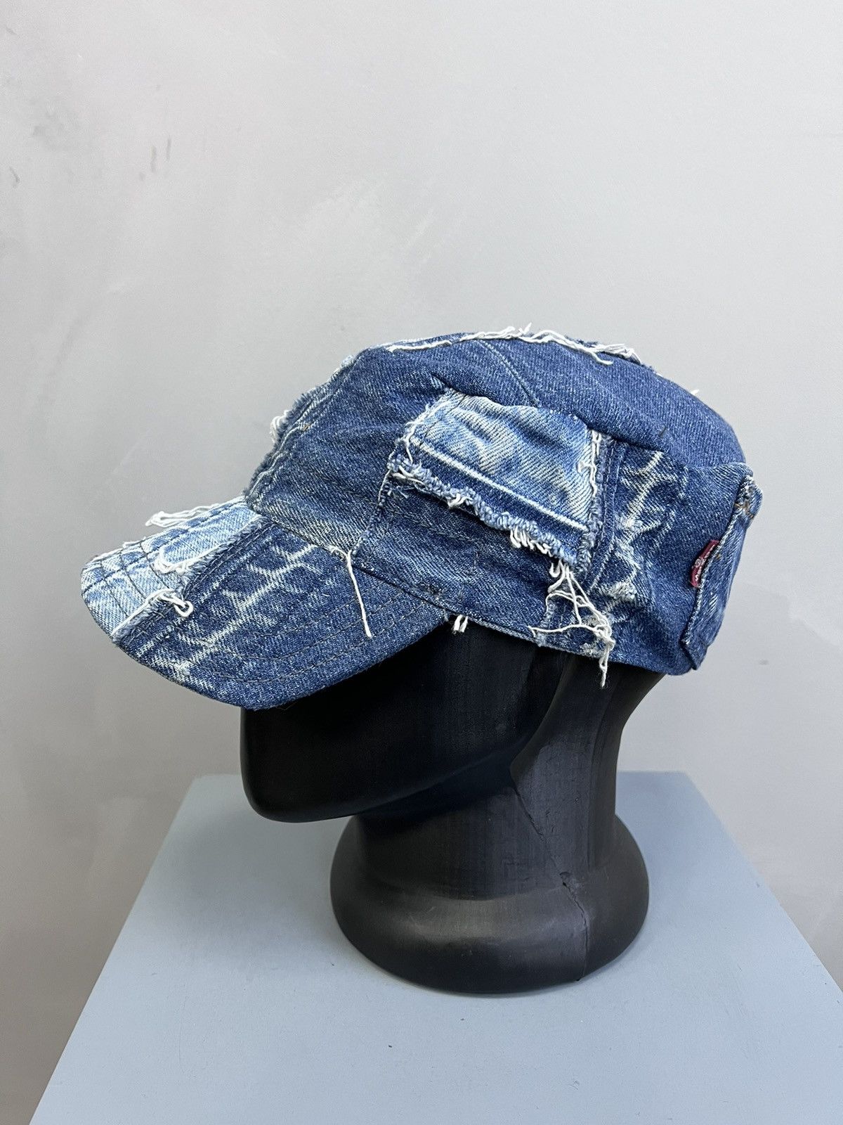 Kapital × Levi's DISTRESSED PATCHWORK REWOKED KAPITAL style CAP Size ONE SIZE - 4 Thumbnail