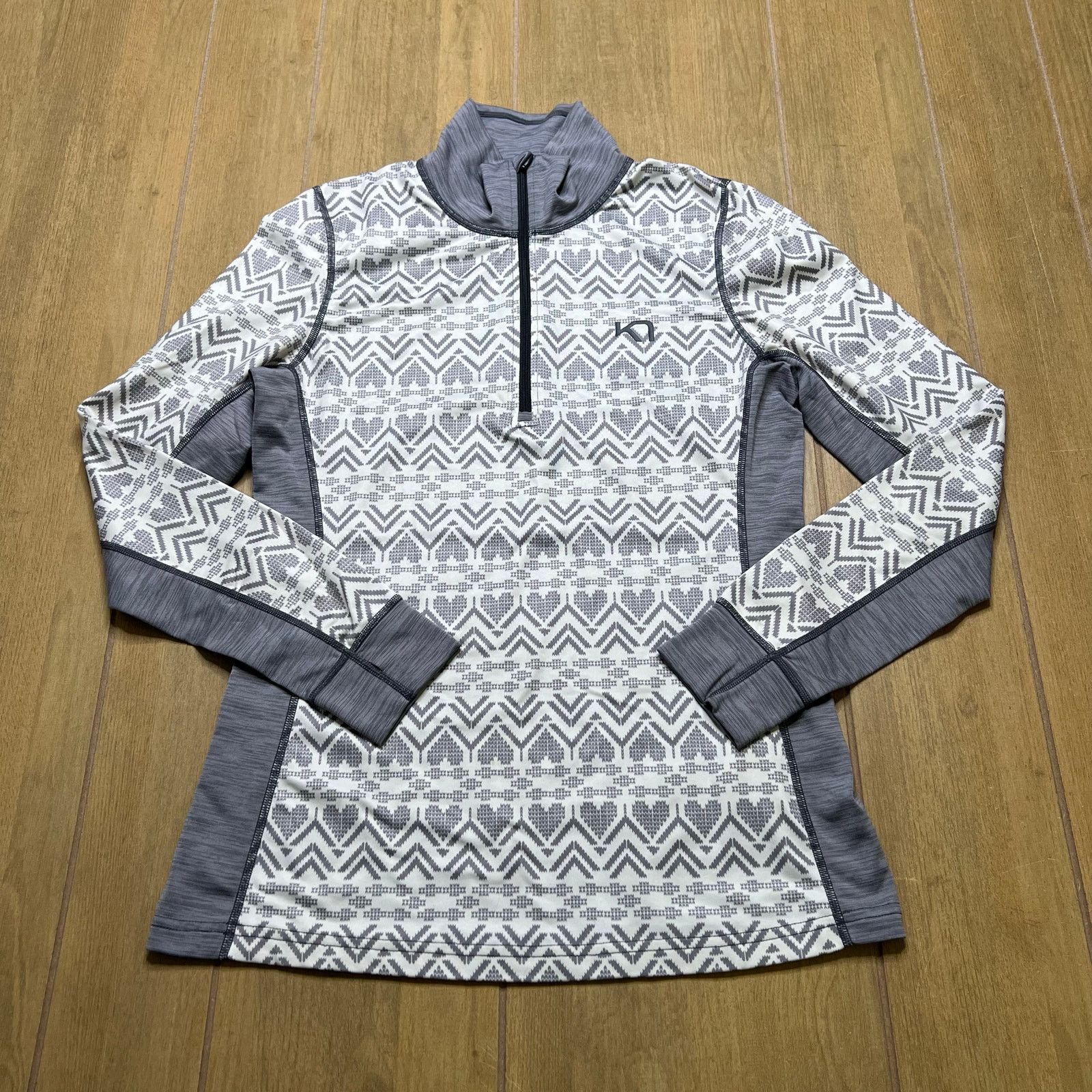 Vintage kari traa base layer top Sz M Women’s Quarter Zip Outdoors Size M / US 6-8 / IT 42-44 - 1 Thumbnail