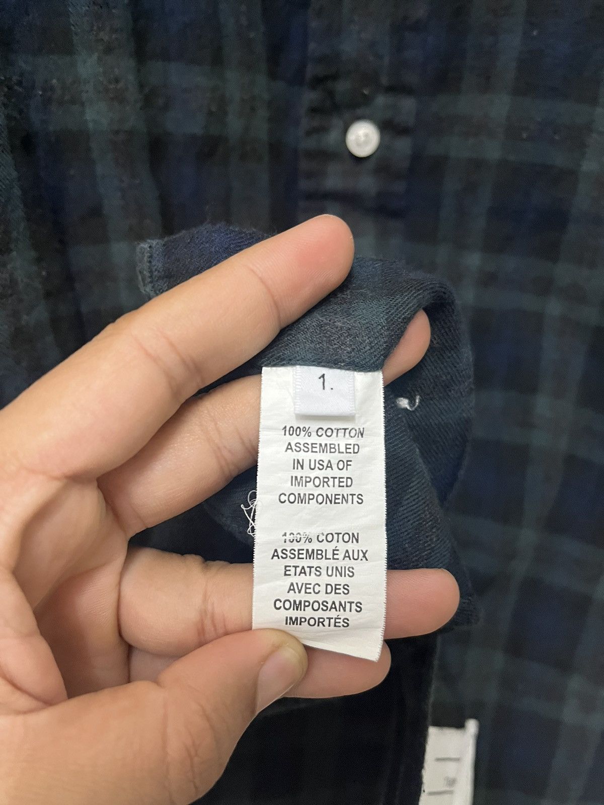 Thom Browne Thom Browne Flannel Shirt ButtonDown Size US M / EU 48-50 / 2 - 7 Thumbnail