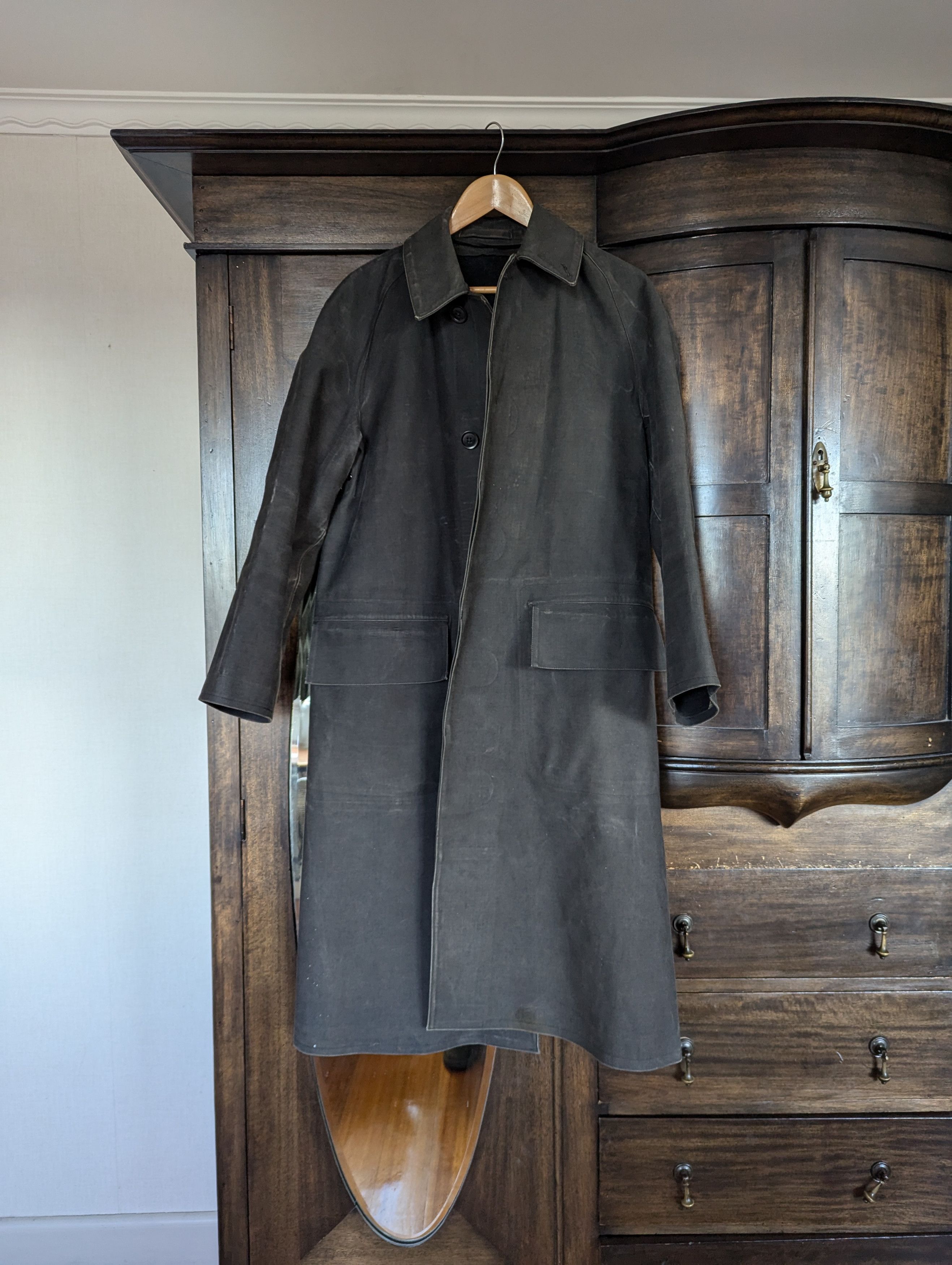 Mackintosh 1950s Greengate British rail mackintosh coat Size US M / EU 48-50 / 2 - 1 Thumbnail