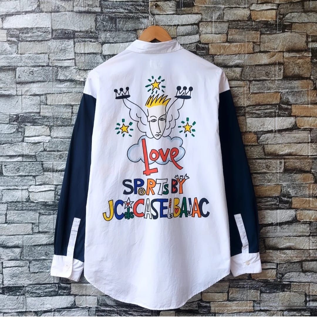 Jean Charles De Castelbajac Vintage Jean Charles De Castelbajac Long Sleeve Button Shirt Size US L / EU 52-54 / 3 - 2 Thumbnail