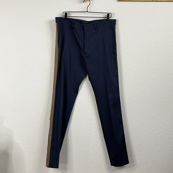Valentino VALENTINO Side Stripe Slim Fit Trousers Size US 42 / EU 58 - 7 Thumbnail