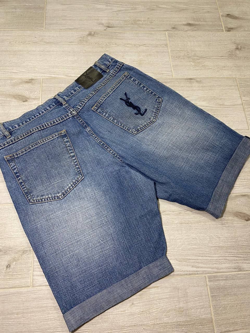 Vintage × Yves Saint Laurent Vintage Shorts Denim Yves Saint Laurent Size US 34 / EU 50 - 2 Thumbnail