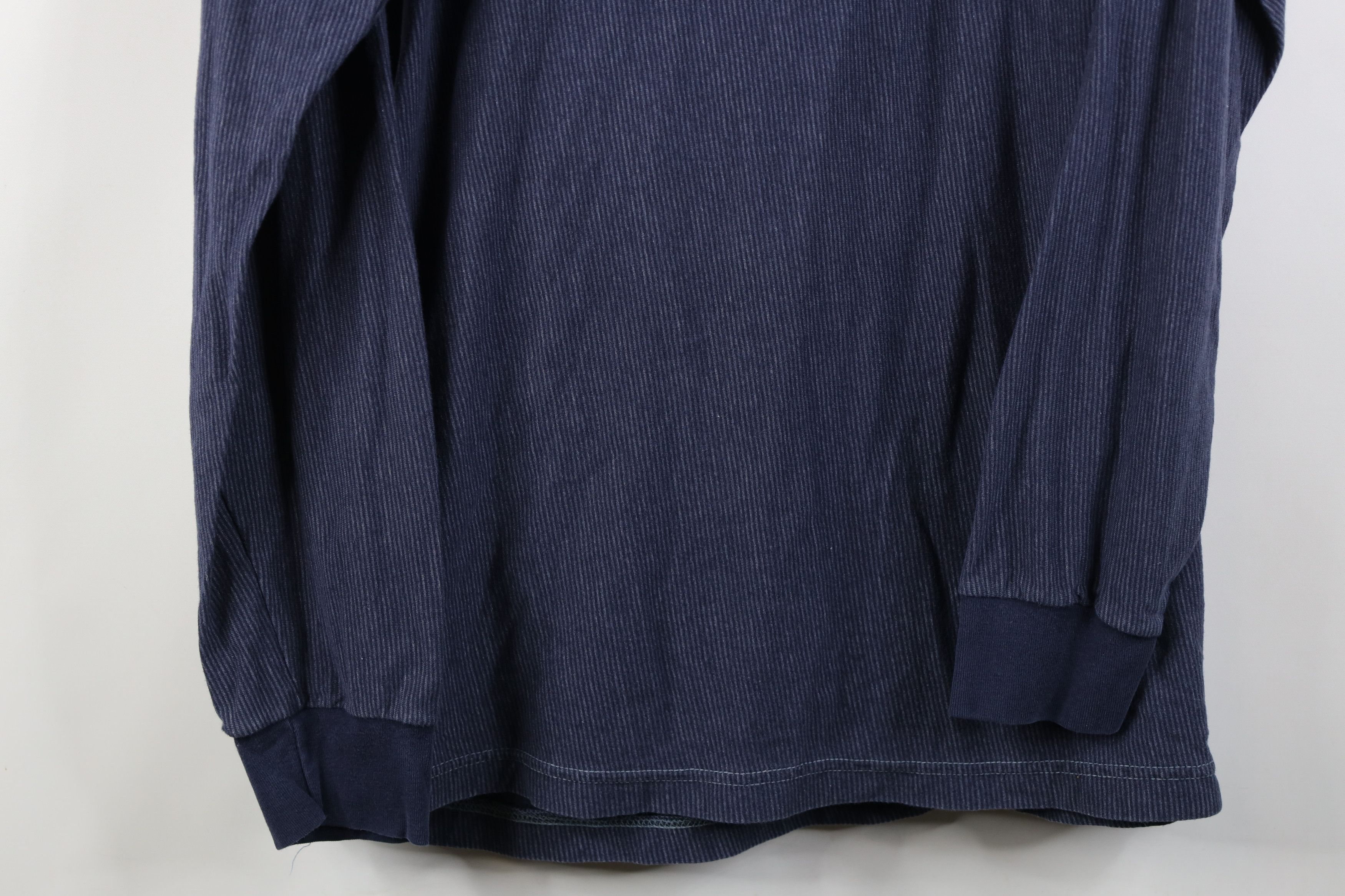 Vintage Vintage 90s Streetwear Long Sleeve Henley T-Shirt Blue Size US XL / EU 56 / 4 - 15 Thumbnail