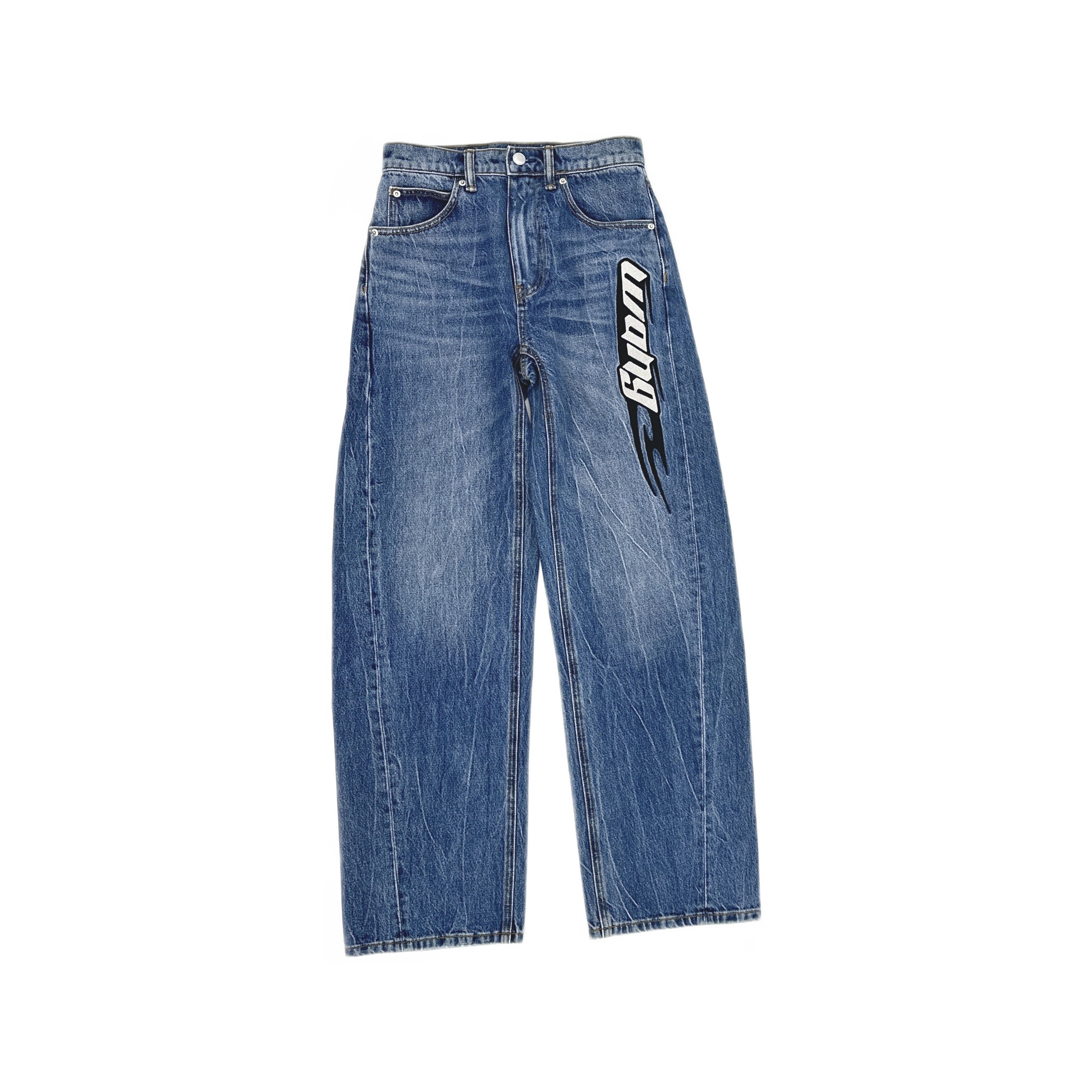 Alexander Wang Alexander Wang Logo Print Jeans Size 23 Size 23" - 1 Thumbnail