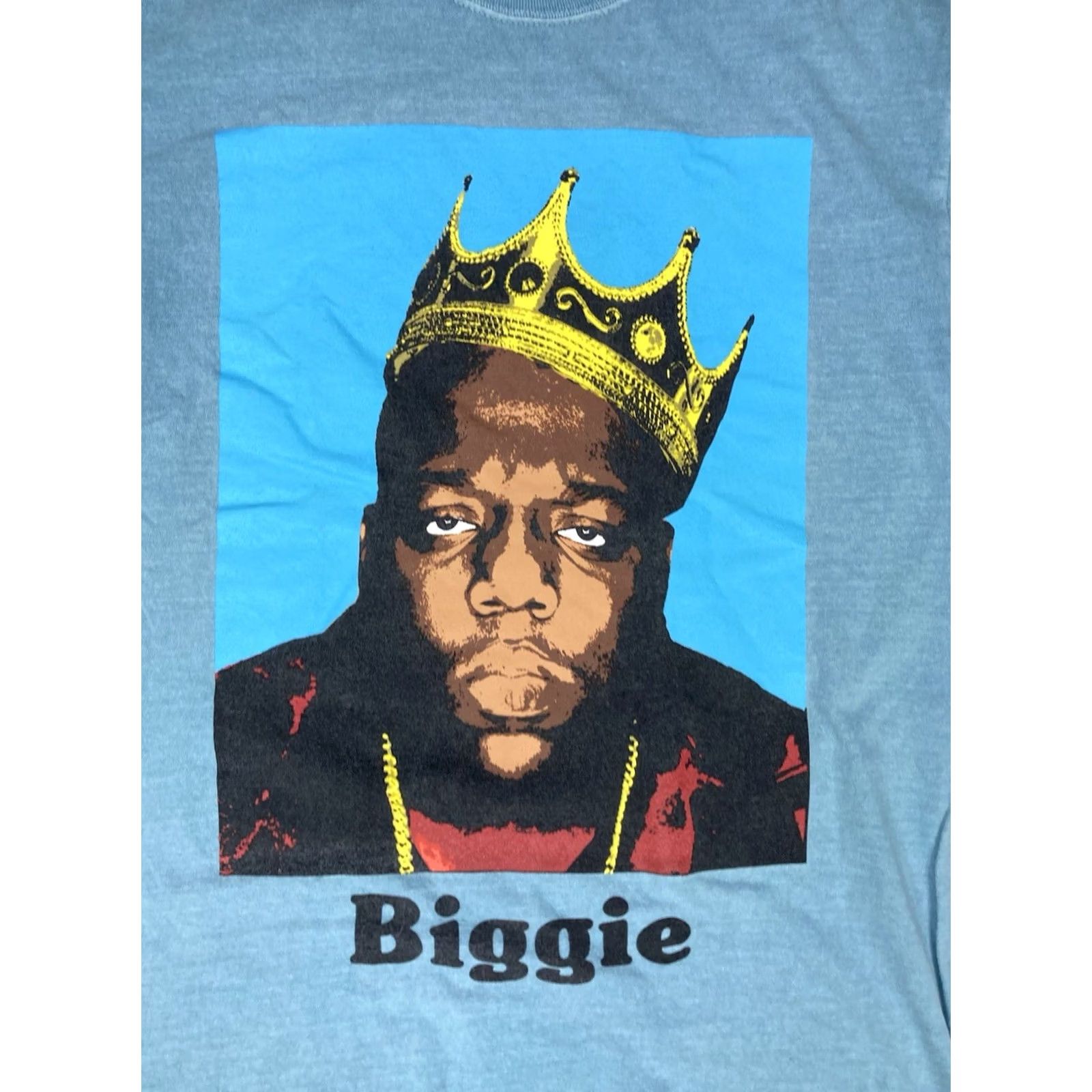 Vintage the notorious big T-Shirt Women Medium Blue Graphic Hip Hop Music Casual Short Sleeve Crew Neck Pullover Size M / US 6-8 / IT 42-44 - 2 Thumbnail