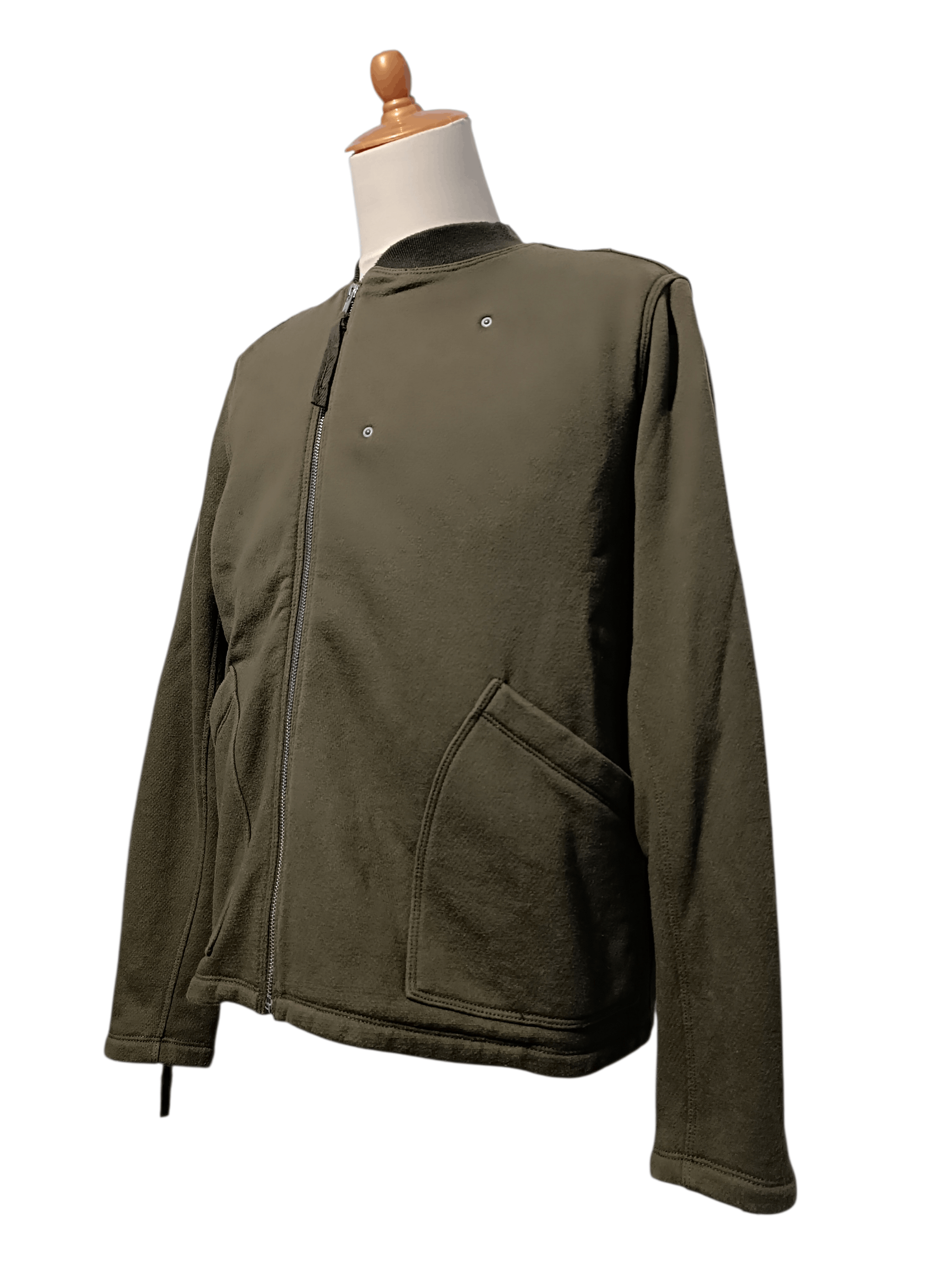 Japanese Brand Asymmetrical Zip-Up Sweatshirt Size US M / EU 48-50 / 2 - 2 Thumbnail