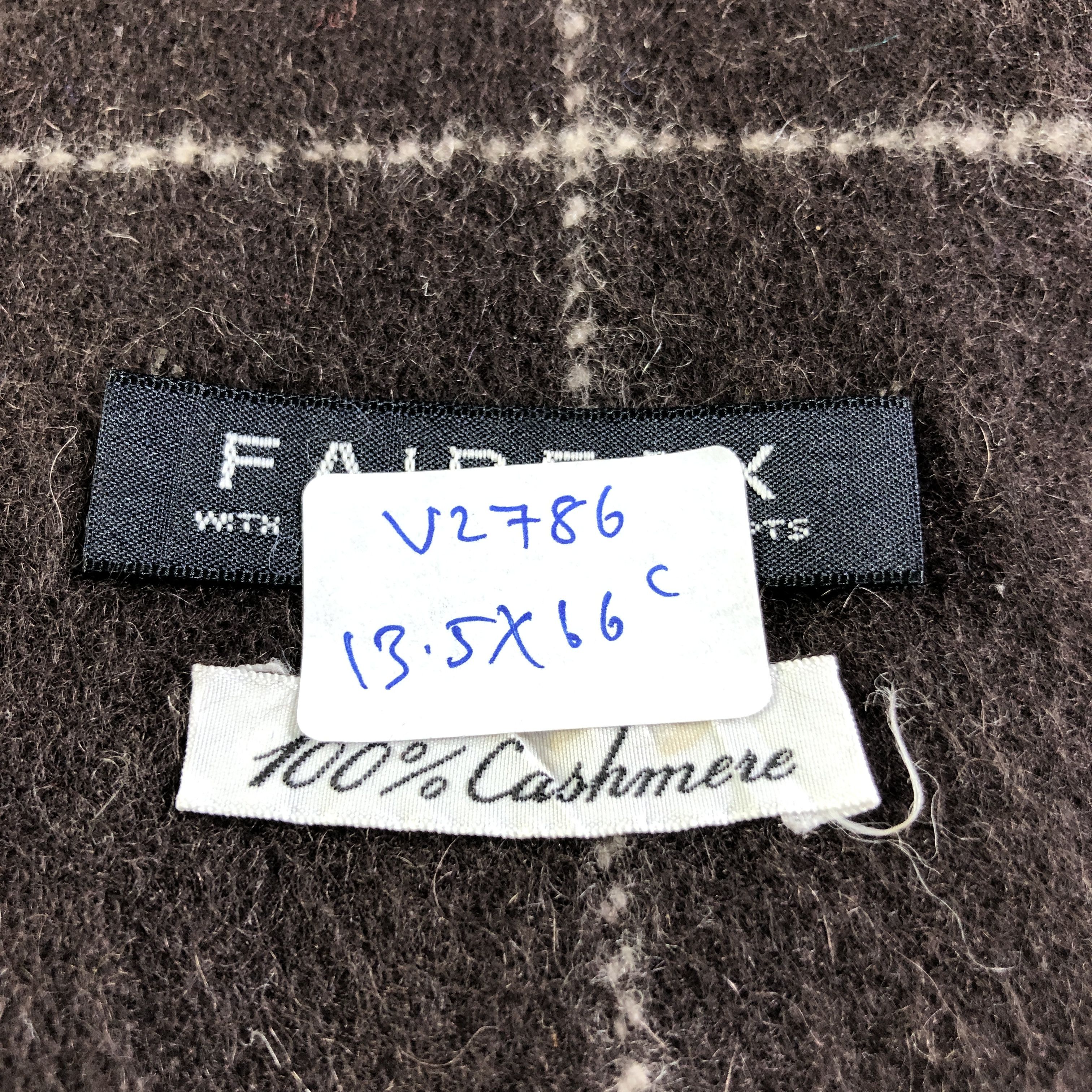 424 Fairfax Cashmere Scarf Muffler Neckwear V2786 Size ONE SIZE - 5 Thumbnail