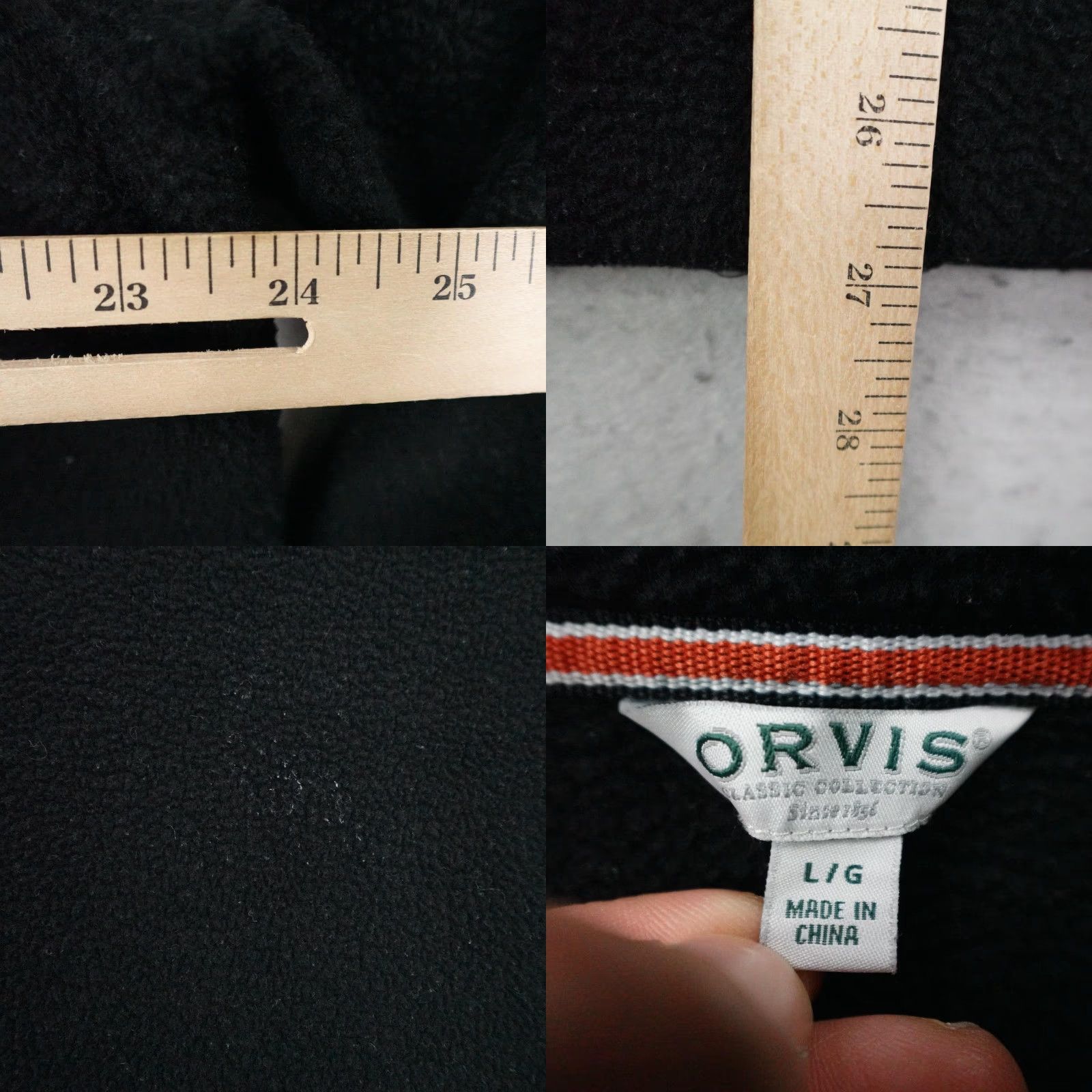 Orvis VINTAGE Orvis Jacket Mens L Black Sherpa Fleece High Pile Full Zip Hiking Fishing Casual Travel Size US L / EU 52-54 / 3 - 8 Thumbnail