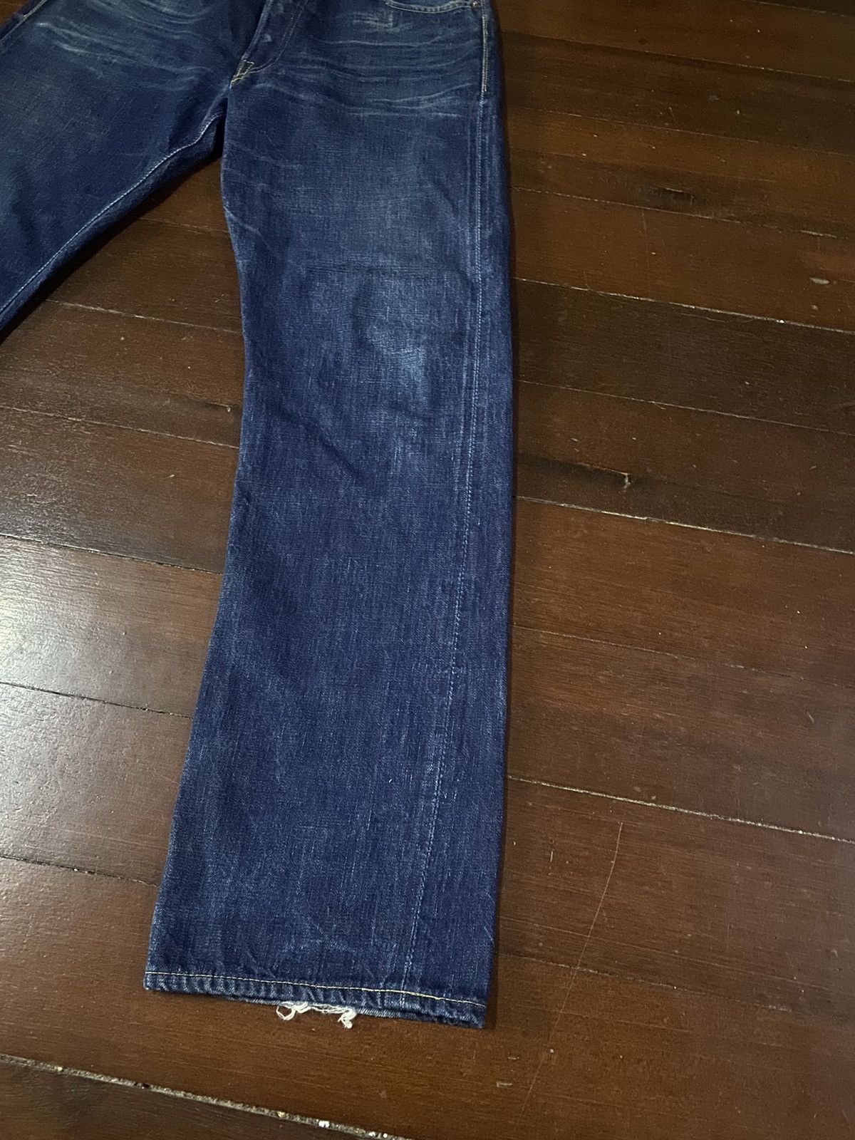Warehouse Warehouse 1003XX Jeans Buffalo Patch Vintage Distressed B-1 Size US 34 / EU 50 - 12 Thumbnail