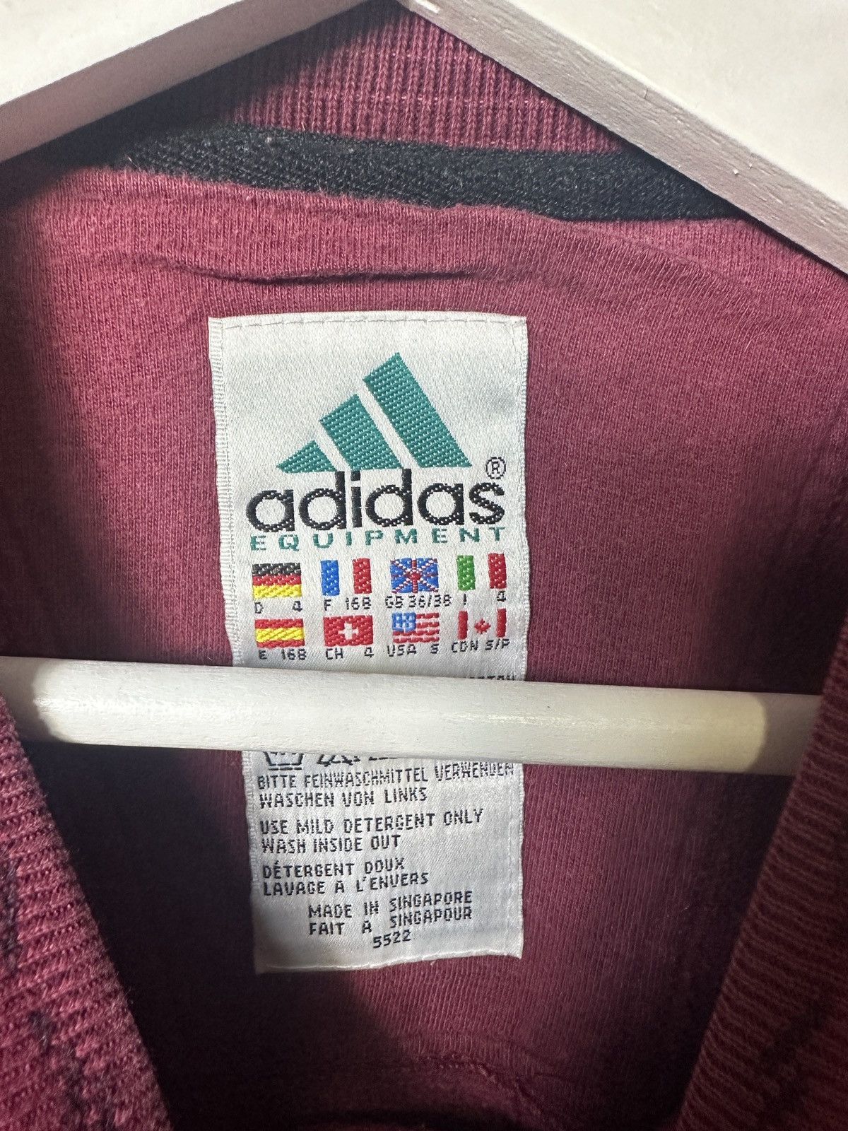 Adidas × Vintage ADIDAS Equipment Rare Crewneck Sweatshirt Size US M / EU 48-50 / 2 - 4 Thumbnail