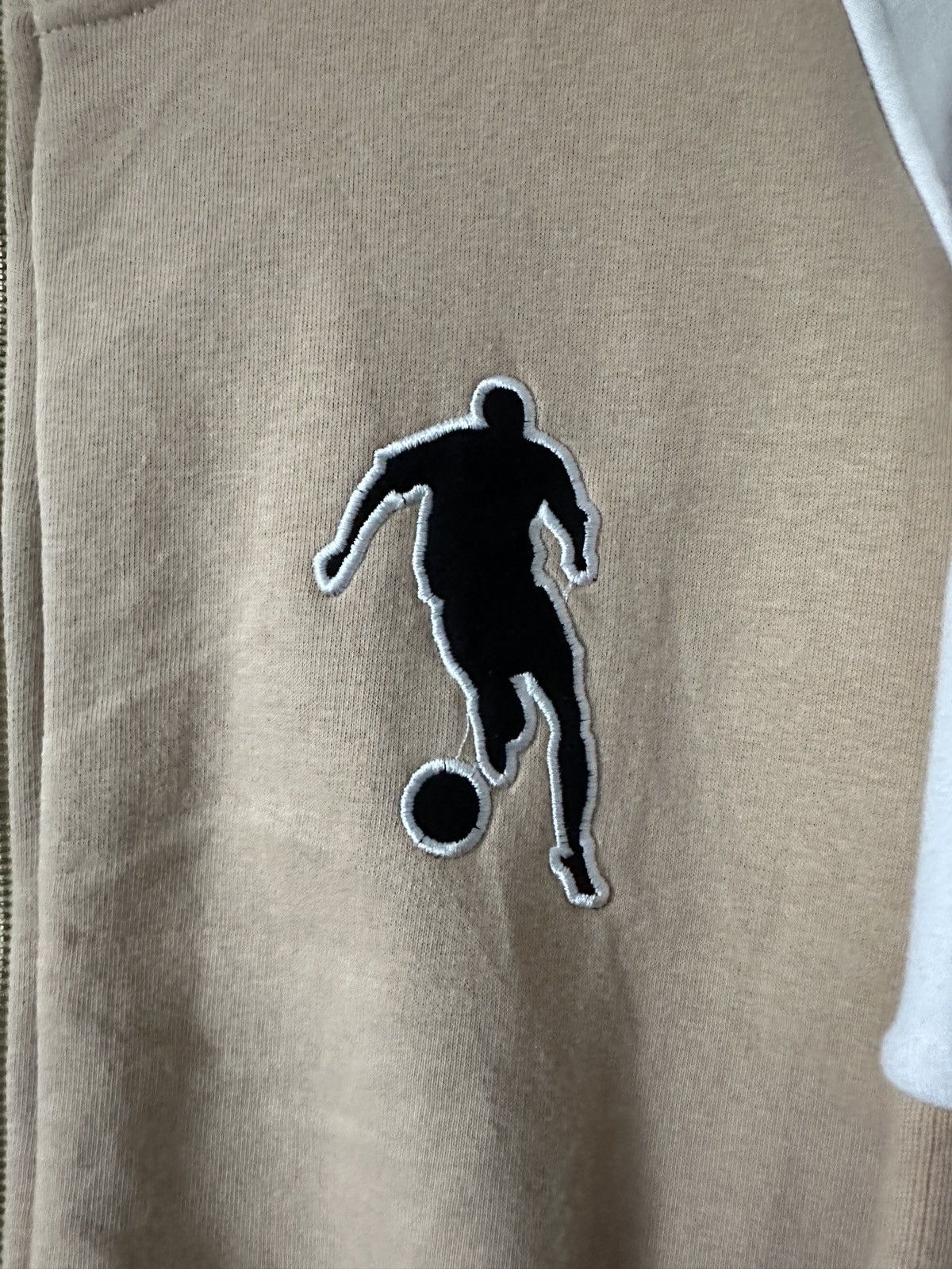 Vintage Dirk Bikkembergs Sports Cream / Peach Track Top