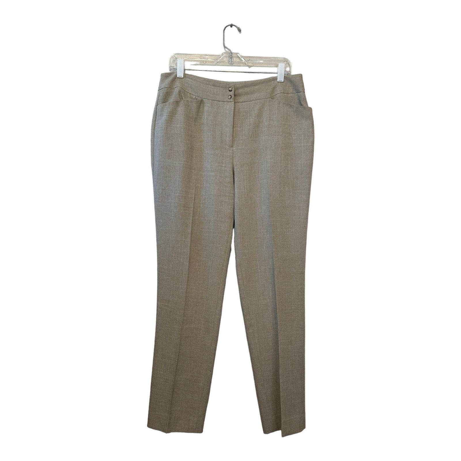 Jones New York Jones New York tan office straight legs pants size 12 Size 34" / US 12 / IT 48 - 7 Thumbnail