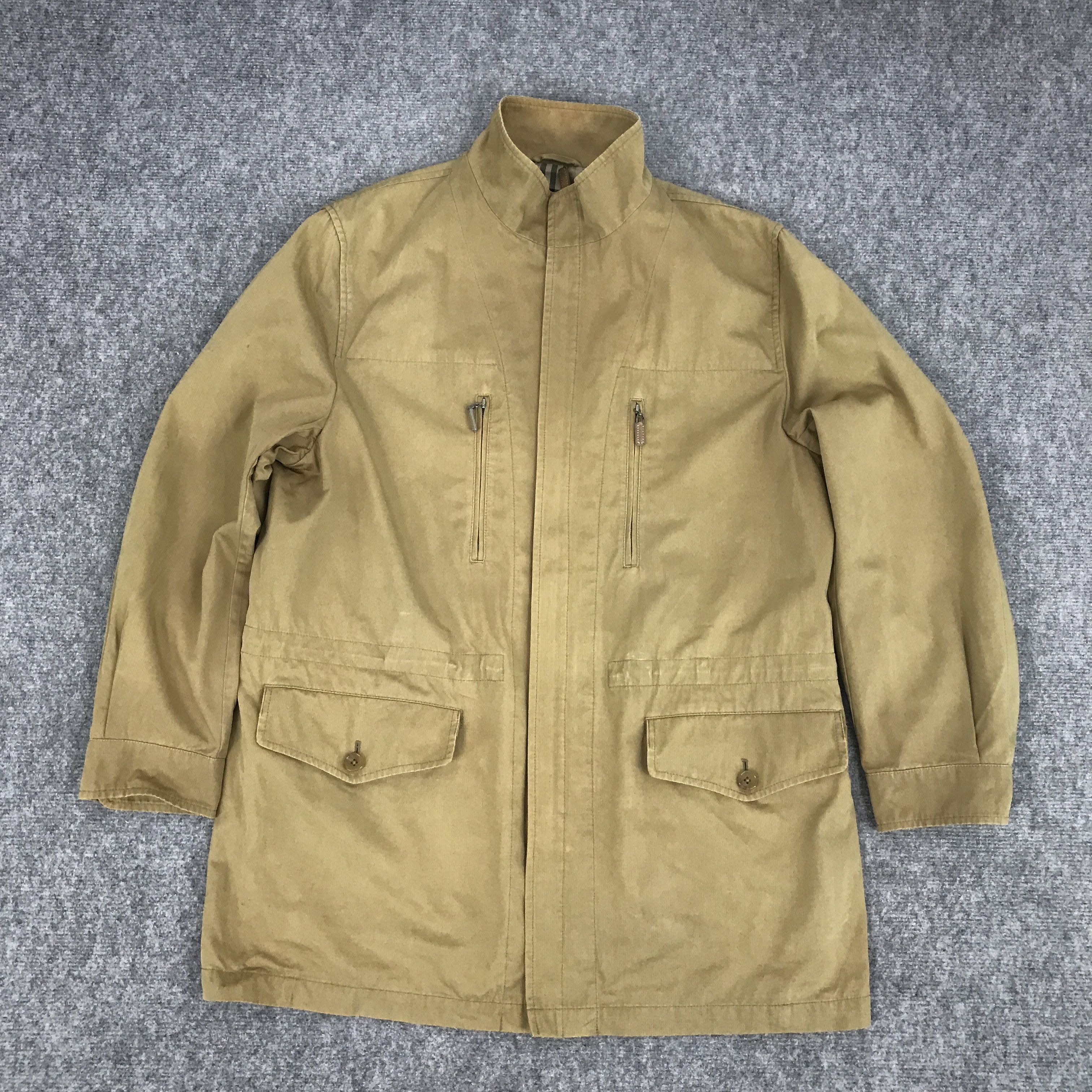 Burberry × Vintage BURBERRY LONDON PARKAS DESIGN JACKET Size US L / EU 52-54 / 3 - 1 Thumbnail