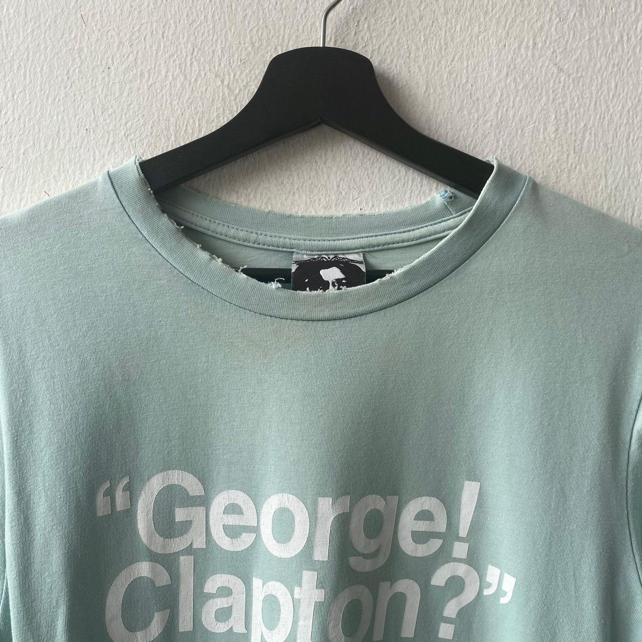 Hysteric Glamour × Japanese Brand “George! Clapton?” Hysteric Glamour Distressed Tshirt Size US S / EU 44-46 / 1 - 5 Thumbnail