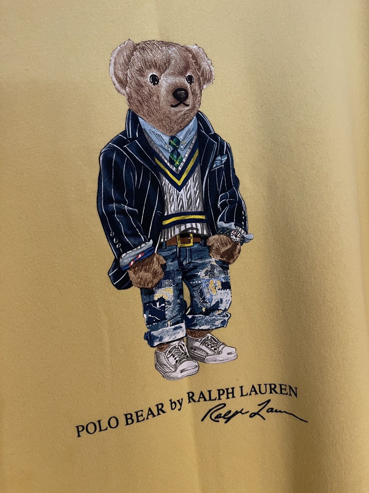 Polo Ralph Lauren Polo Ralph Lauren polo bear sweatshirt Size US XL / EU 56 / 4 - 3 Thumbnail