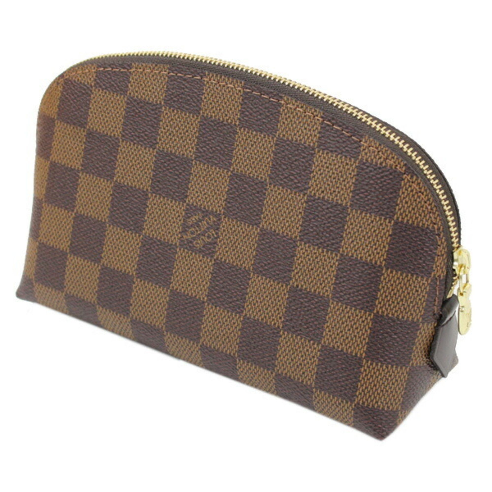 image of Louis Vuitton Pochette Tick Damier N47516 Louis Vuitton Women's T4699 in Damier Canvas