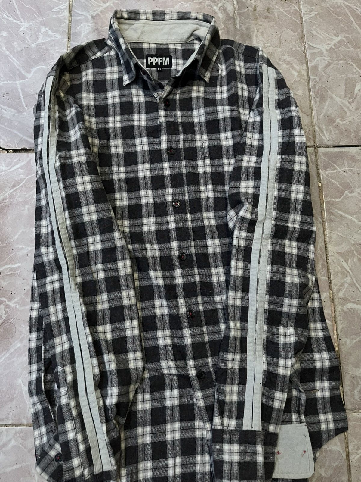 Japanese Brand PPFM Flanel shirt Size M / US 6-8 / IT 42-44 - 4 Thumbnail
