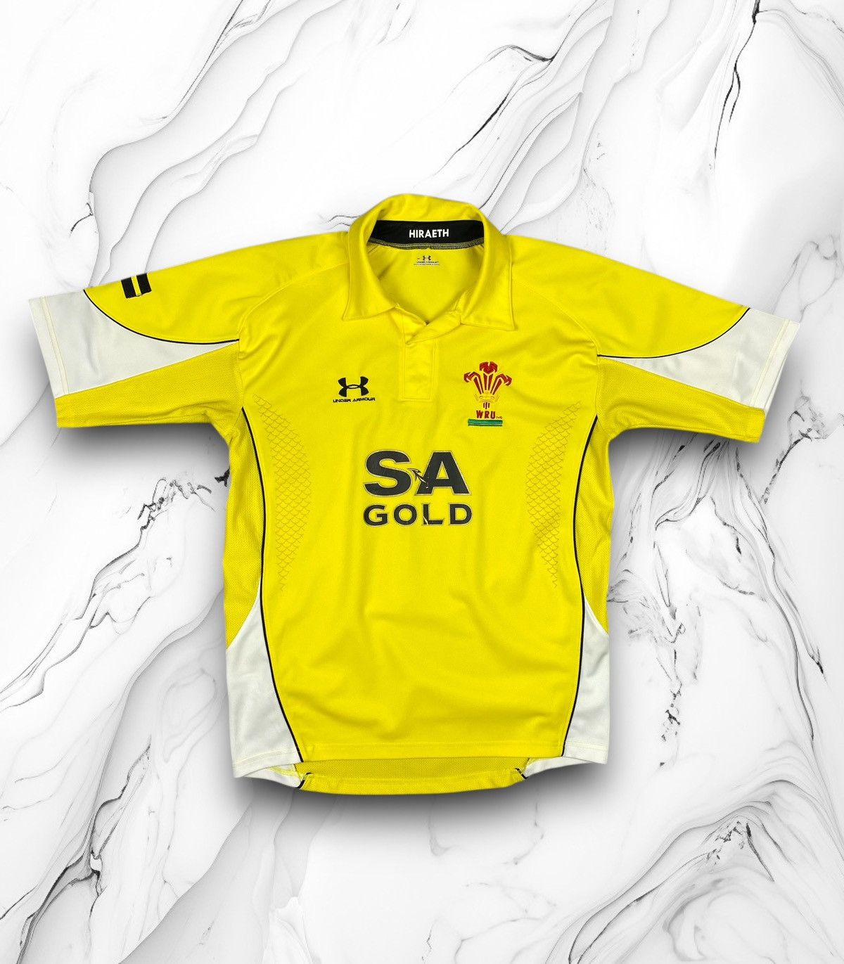 Under Armour Wales Rugby Union Shirt Jersey Under Armour Yellow T Shirt Size US M / EU 48-50 / 2 - 1 Thumbnail