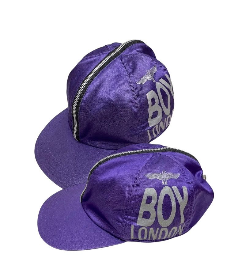 🔥 90’s BOY LONDON Street Fashion Punk Zipper Cap