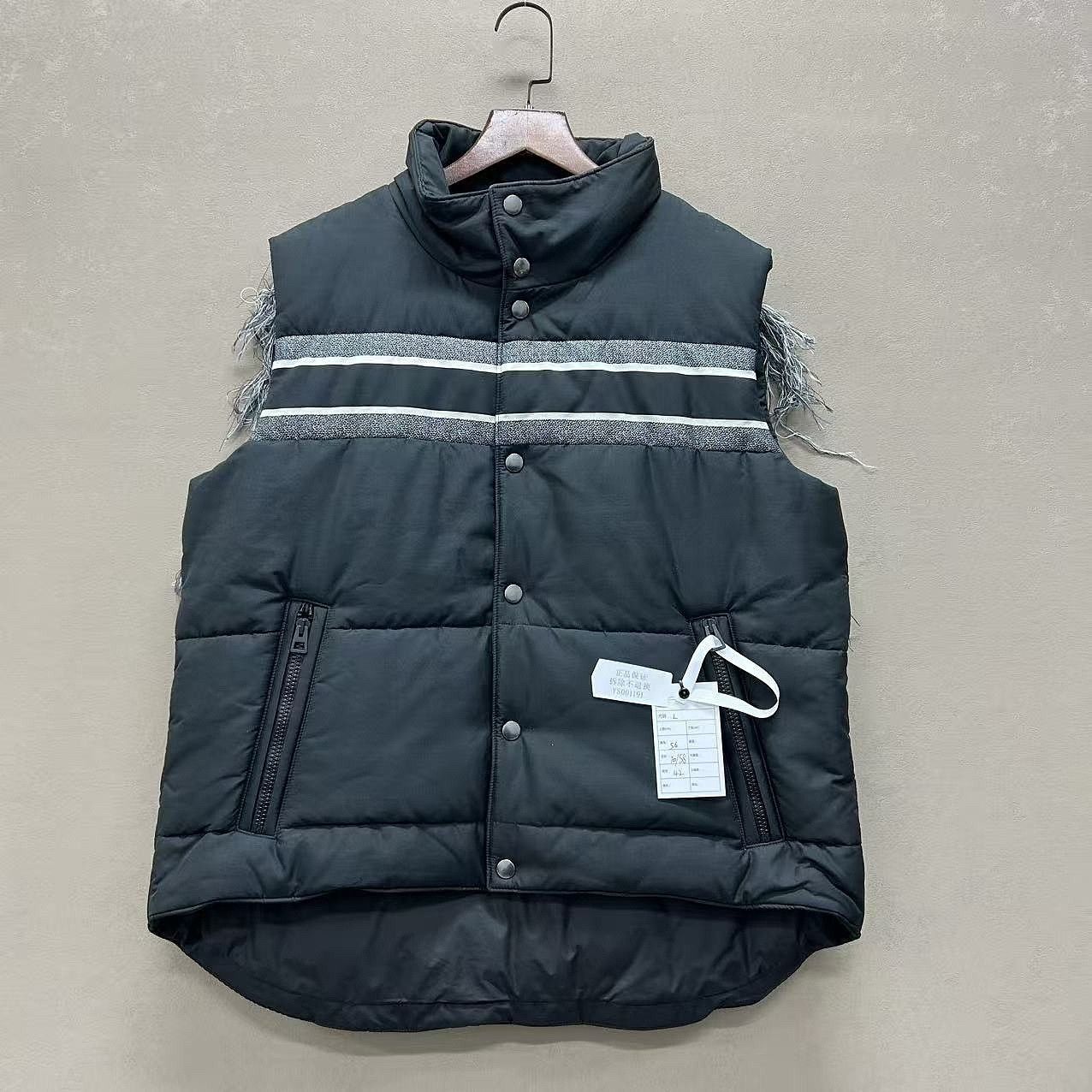 Dior Dior Fringe Puffer Vest Size L Size L / US 10 / IT 46 - 1 Thumbnail