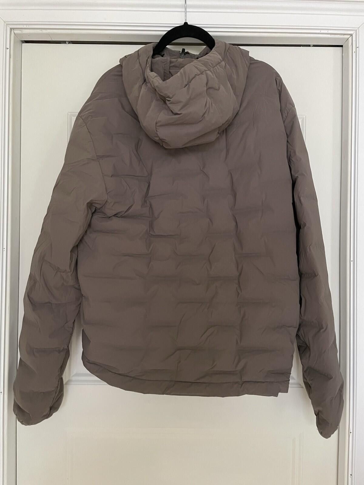 Profound Aesthetic Proof Grey Brown Puffer Jacket Hooded Men Large Size US L / EU 52-54 / 3 - 2 Thumbnail