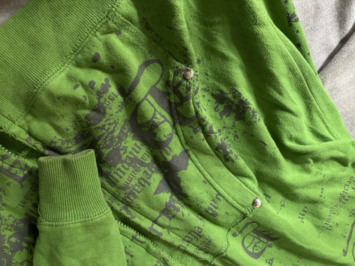 Carbon Distressed Y2K cross hoodie used good condition soze L fit M Size US L / EU 52-54 / 3 - 4 Thumbnail