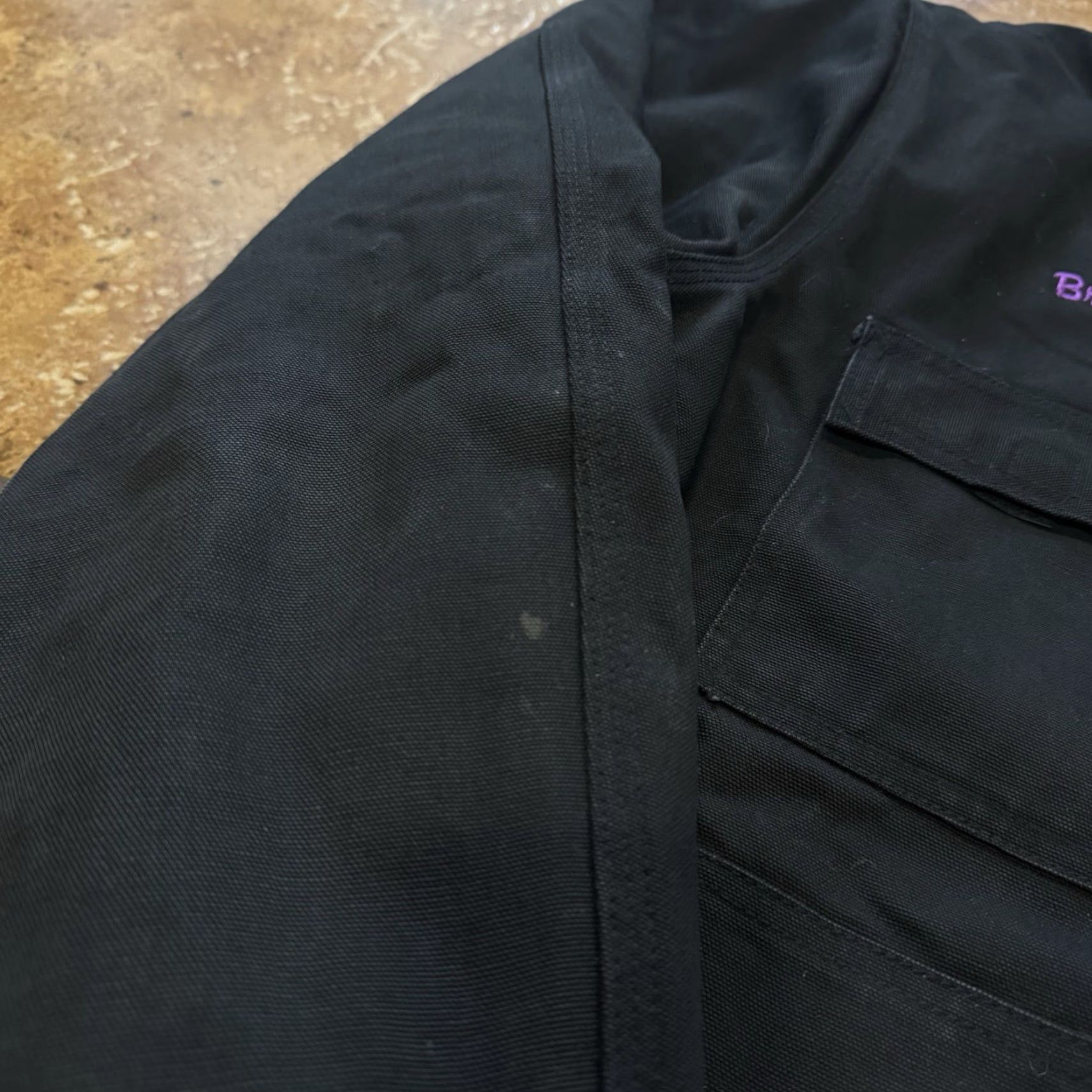 Carhartt Carhartt C03 Full Zip Black Canvas Work Jacket - Detroit USA Made - XL Men's Size US XL / EU 56 / 4 - 7 Thumbnail