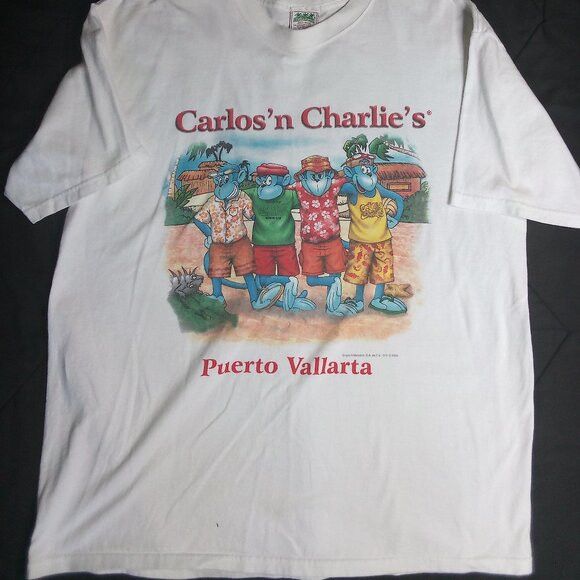 Vintage Vintage Carlos 'n Charlie's Puerto Vallarta T-Shirt Size US M / EU 48-50 / 2 - 3 Thumbnail