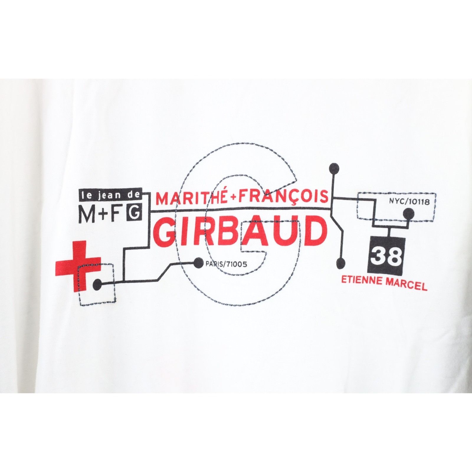Marithe + Francois Girbaud × Vintage NOS Vintage 90s Marithe Francois Girbaud Baggy T-Shirt Size US XL / EU 56 / 4 - 4 Thumbnail