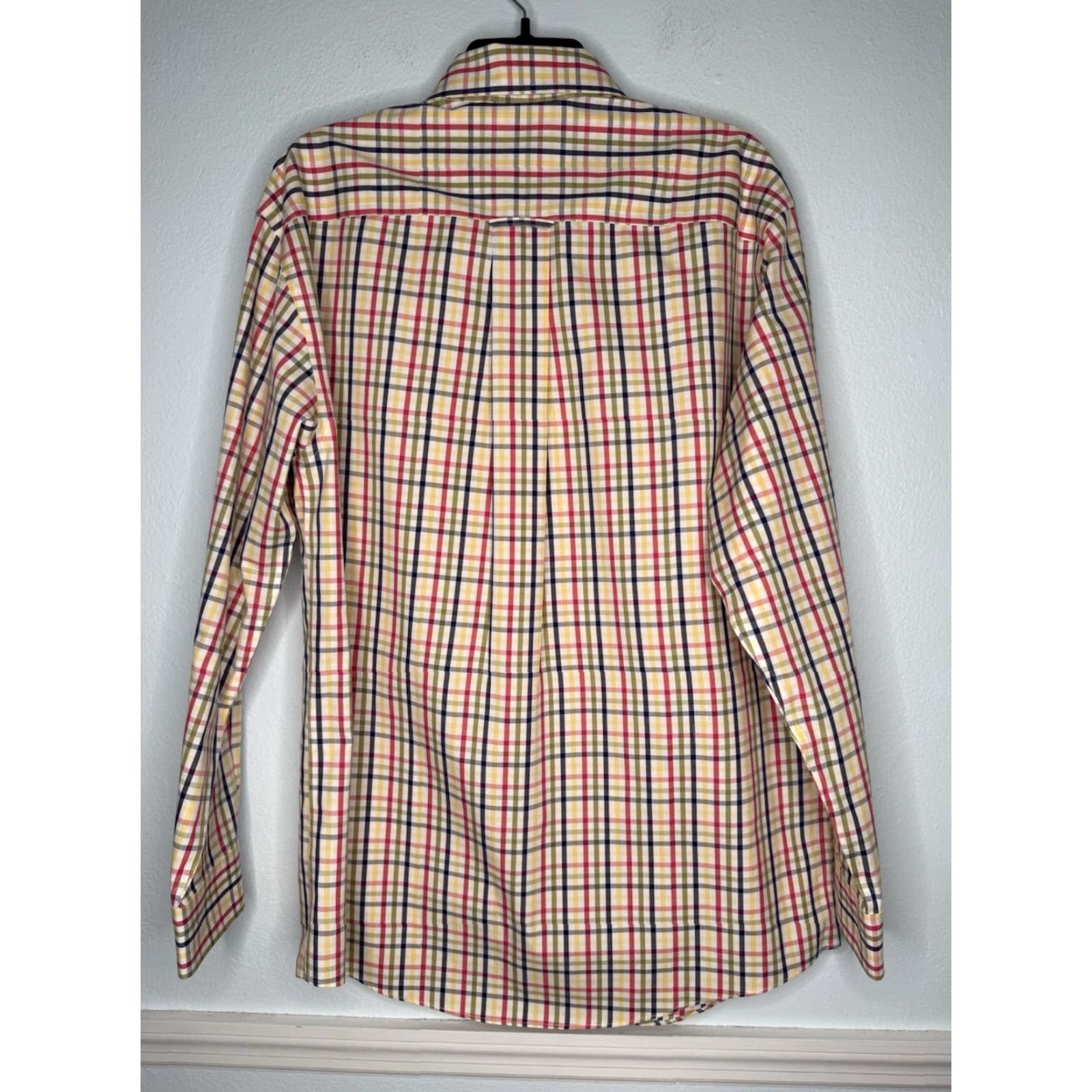 Orvis Orvis Button-Up Shirt Mens M Button-Down Collar Check Long Sleeve Multicolor Cotton Size 40R - 2 Thumbnail