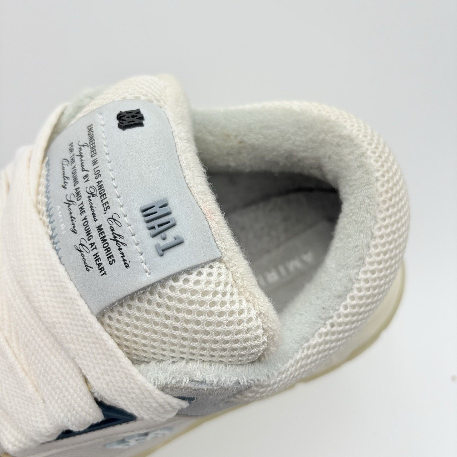 Amiri Size 44 (11 US) Amiri MA-1 ' White Blue ' | GOOD CONDITION! Size US 11 / EU 44 - 12 Thumbnail