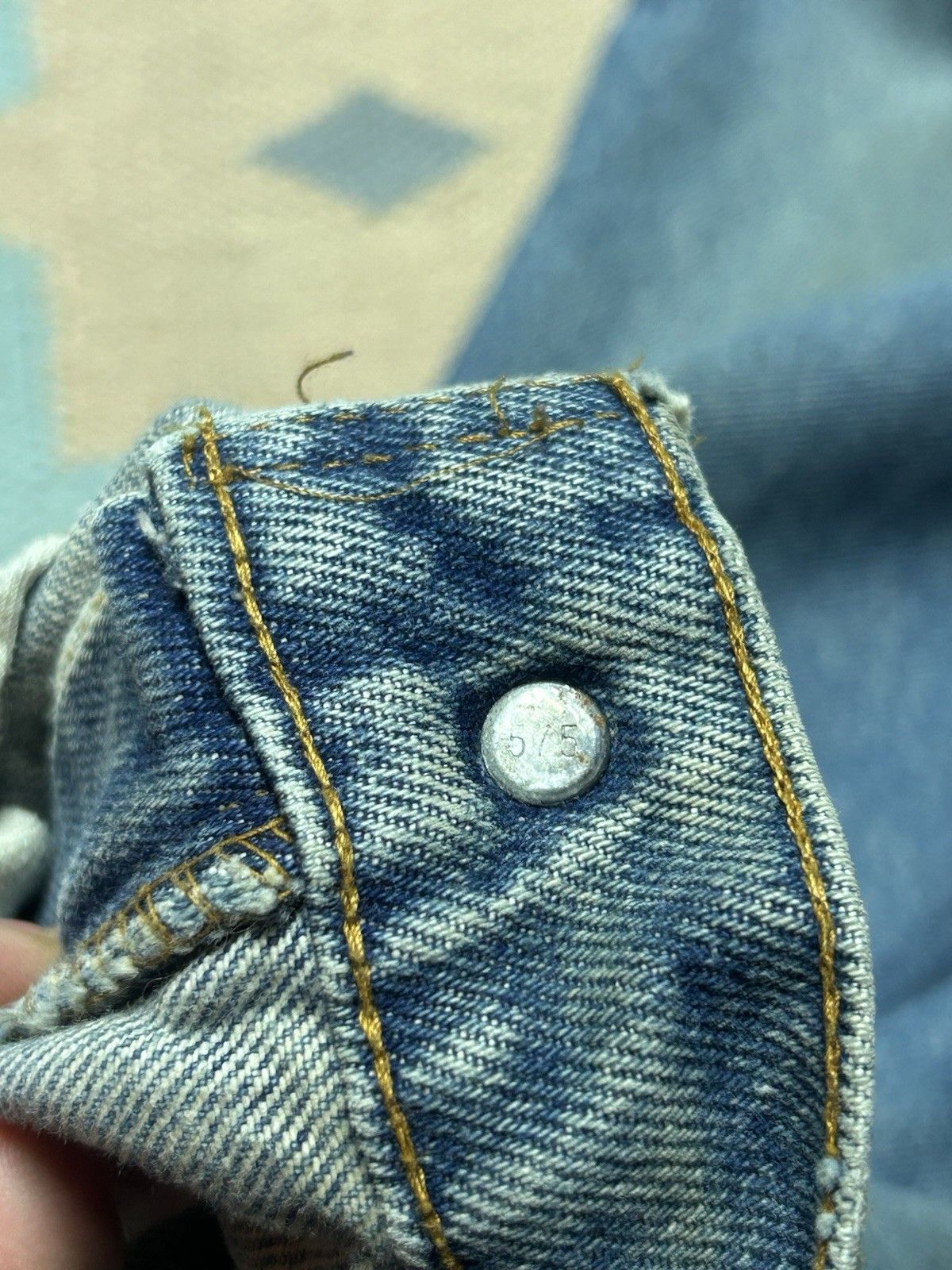 Vintage Vtg 80s Levis 519 0217 jeans orange tab faded straight 34x29 Size US 34 / EU 50 - 10 Thumbnail