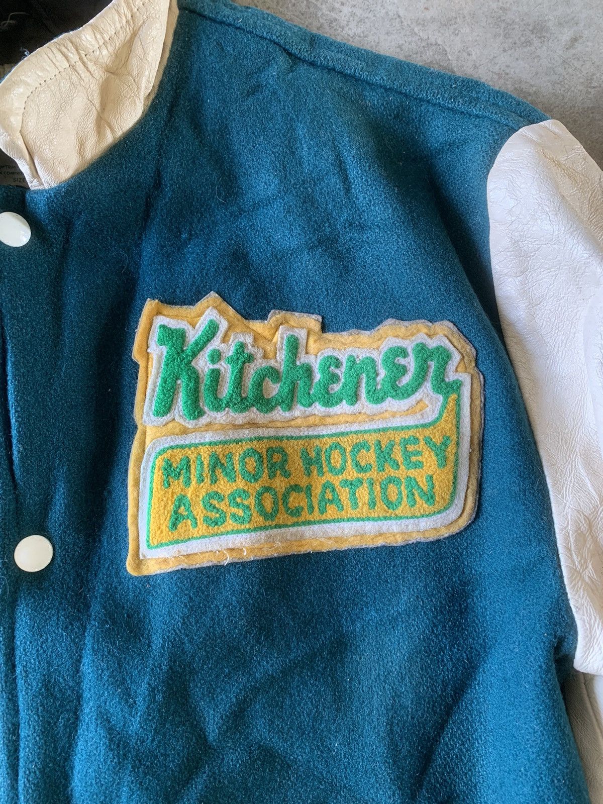 Vintage vintage kitchener minor hockey association varsity jacket Size US S / EU 44-46 / 1 - 4 Thumbnail