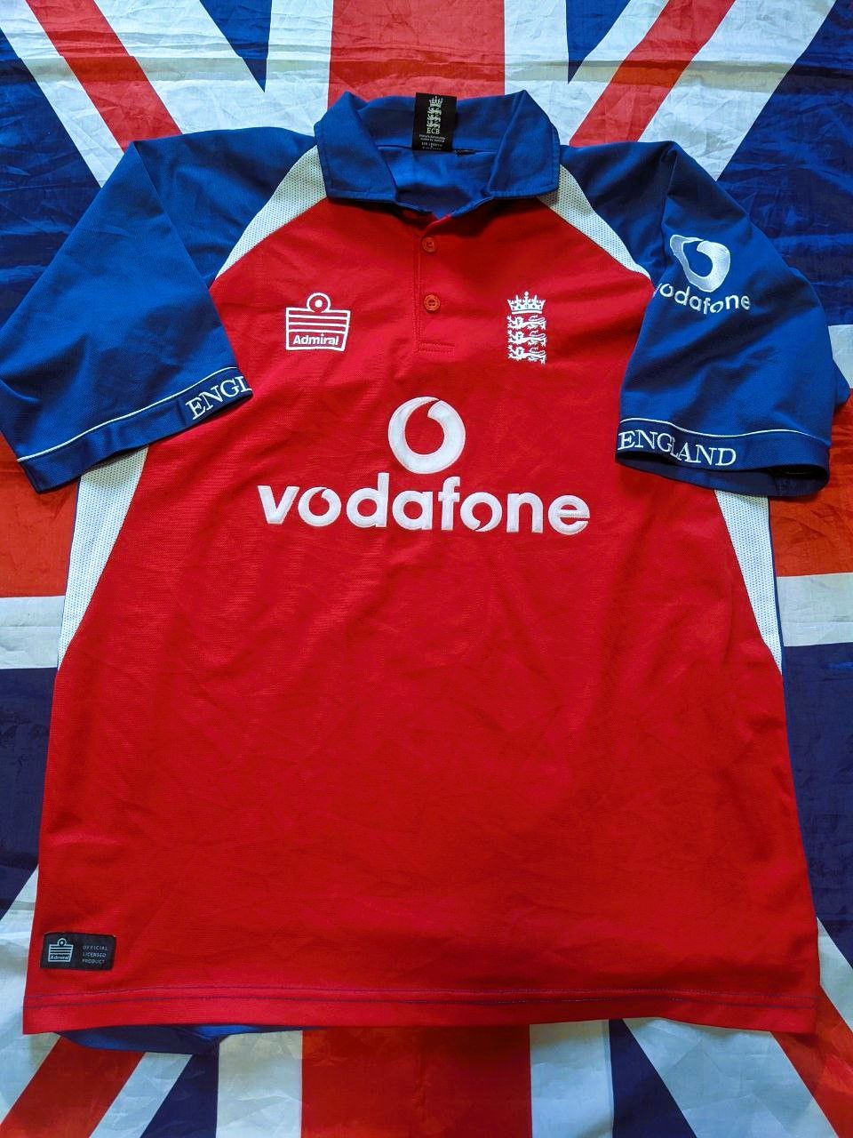 Vintage 2004 England Cricket Team Shirt by Admiral - Large Size US L / EU 52-54 / 3 - 1 Preview