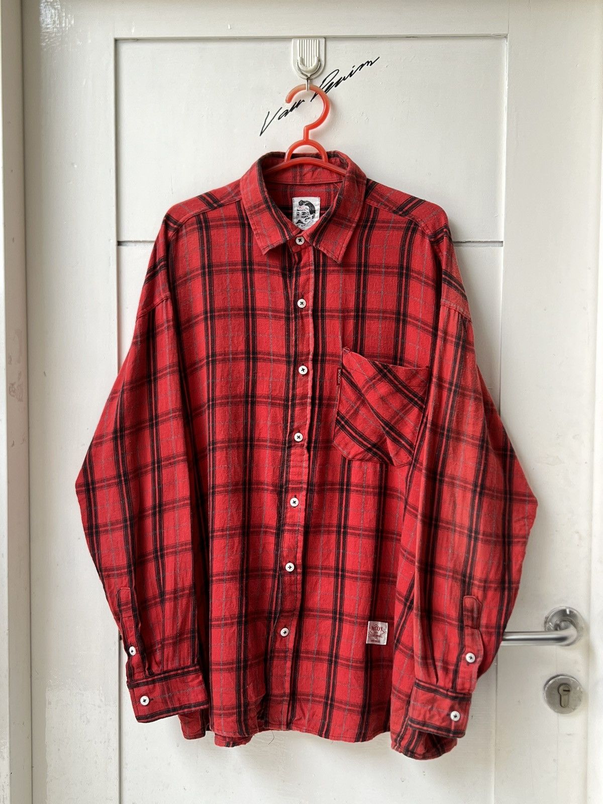 The Real McCoy's McCOY By GILL Technical Apparel Plaid Shirt Size US L / EU 52-54 / 3 - 1 Thumbnail