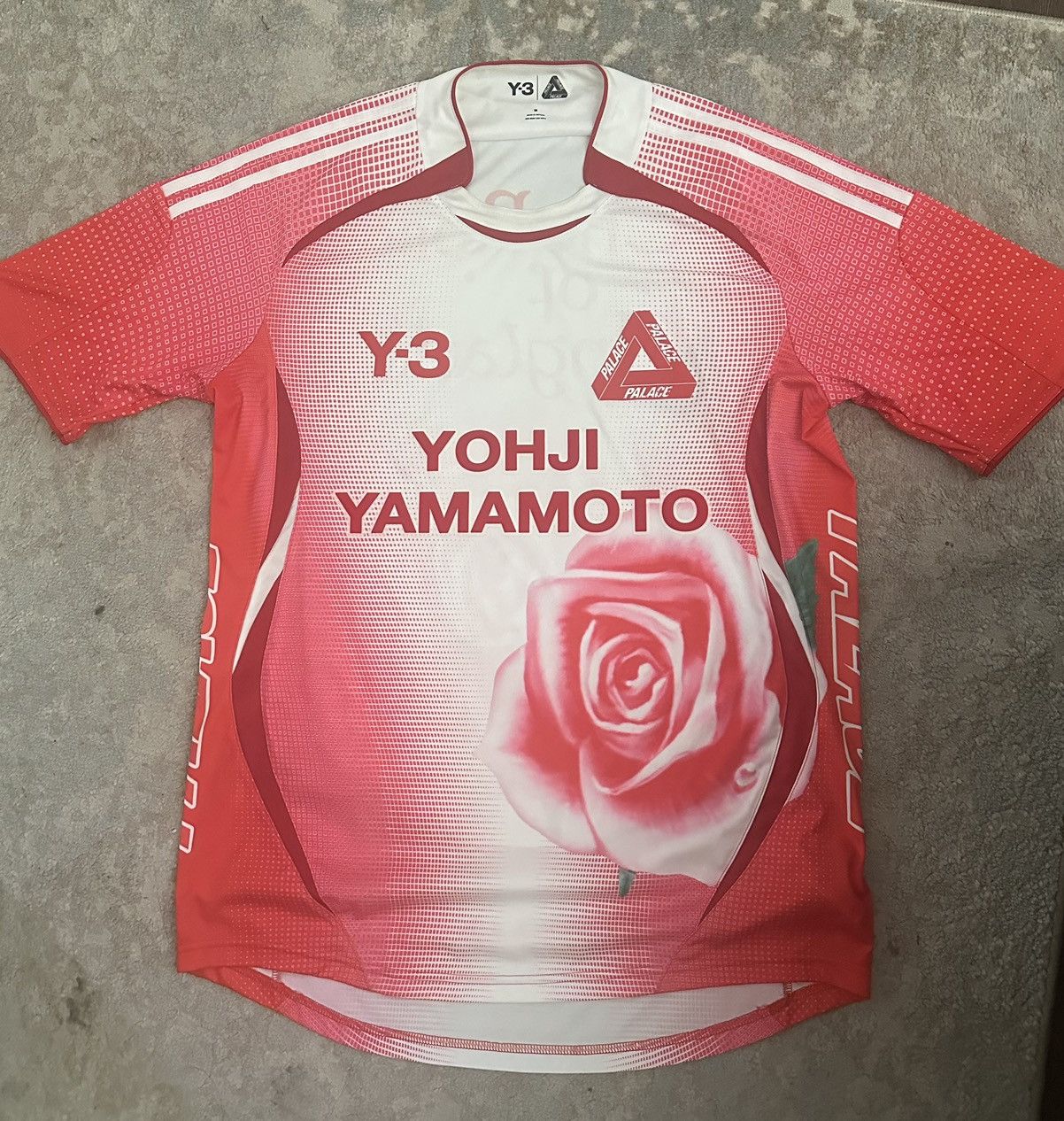 Adidas × Palace × Yohji Yamamoto Palace Y3 rose jersey | Grailed