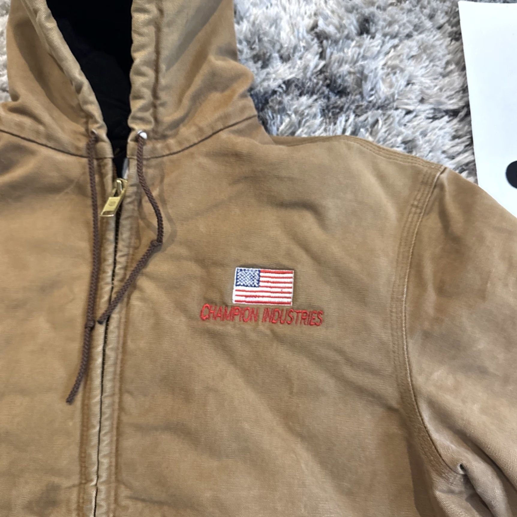 Carhartt VINTAGE Carhartt Jacket Full Zip Workwear Brown XL Men’s Size XL Bomber 00s Y2K J04 BRN Brown Size US XL / EU 56 / 4 - 7 Thumbnail