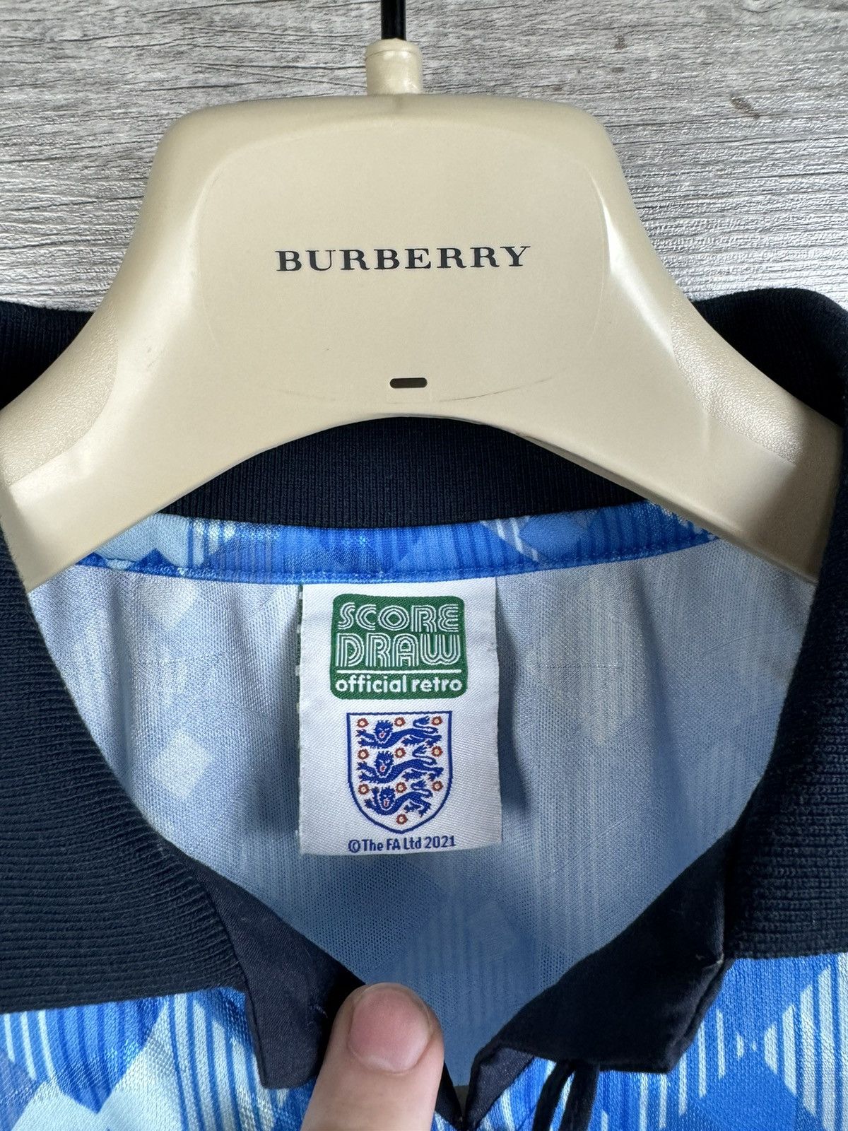 Other Score Draw England Home Shirt Soccer Jersey size S Size US S / EU 44-46 / 1 - 4 Thumbnail
