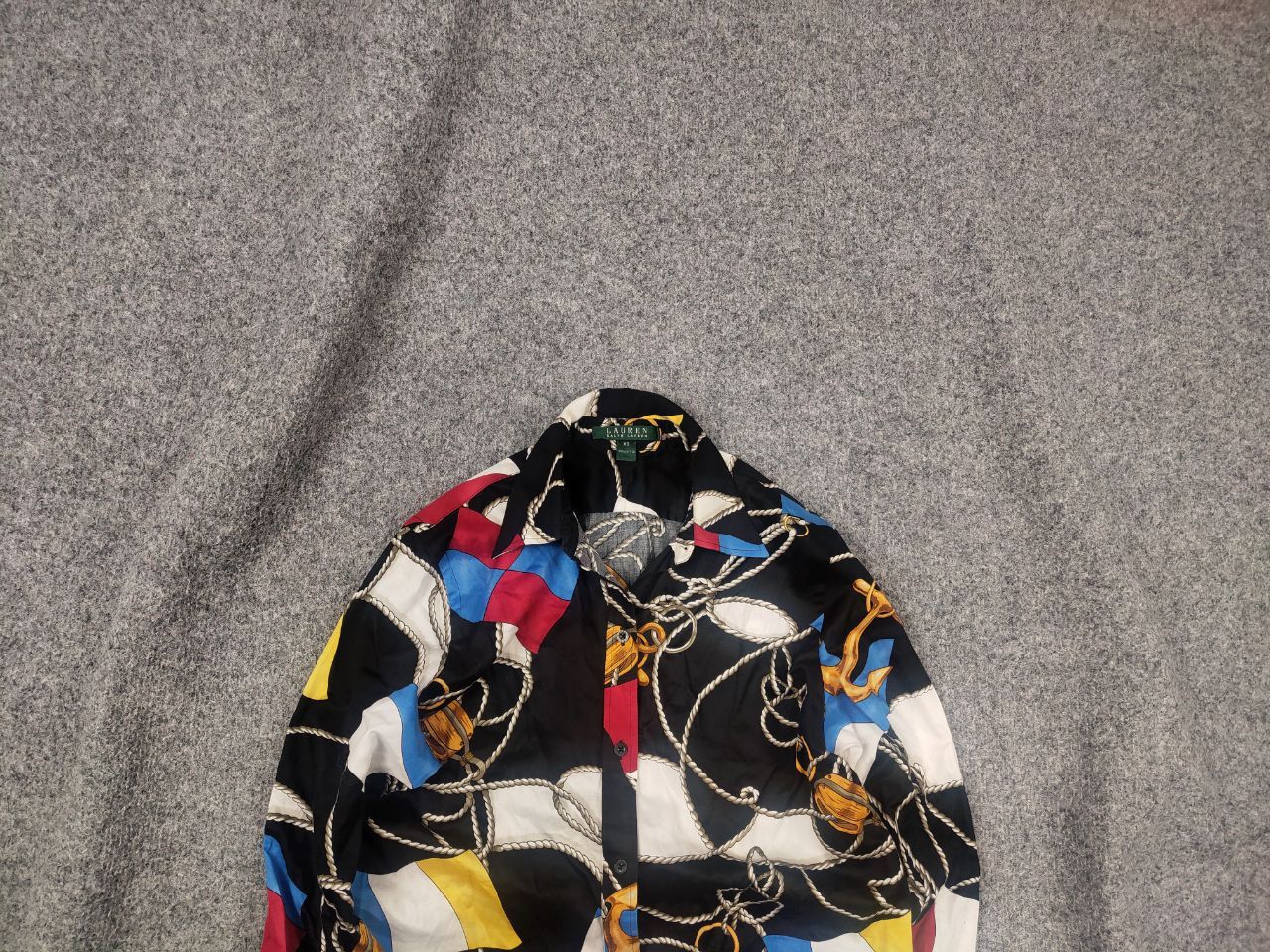 Lauren Ralph Lauren Lauren Ralph Lauren Vintage button up anchor nautical Shirt Size XS / US 0-2 / IT 36-38 - 1 Thumbnail