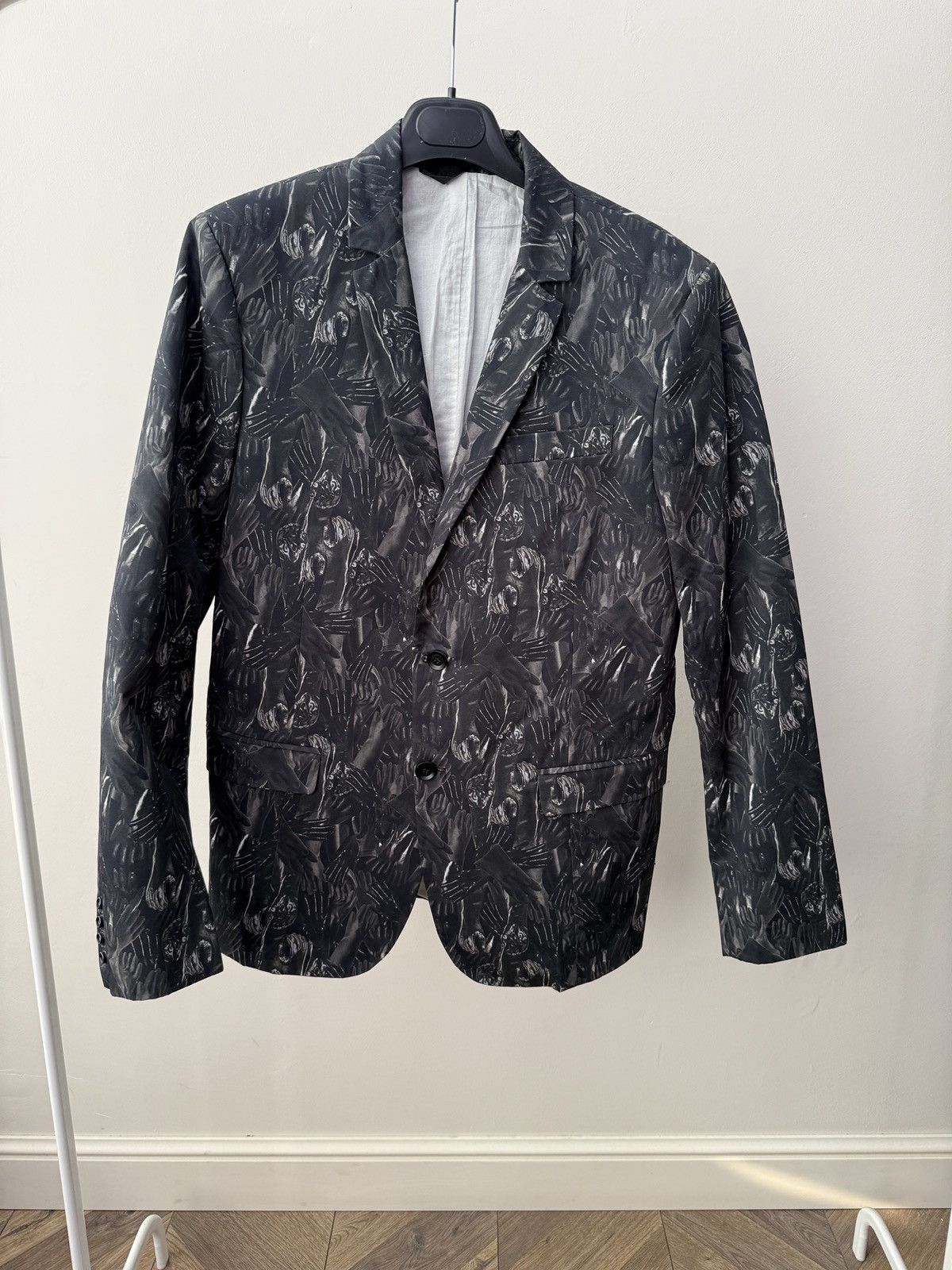 Diesel Vintage Diesel Blazer Jacket Abstract Graphic Print Size 50R - 1 Thumbnail