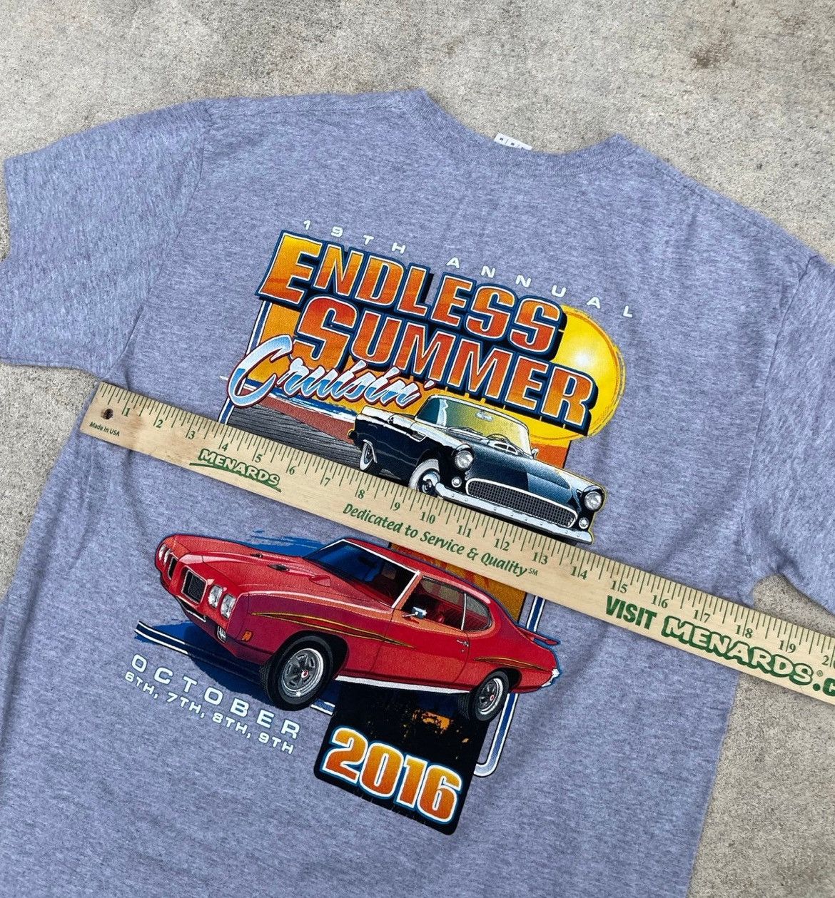 Gildan Endless Summer Cruisin’ 2016 T-Shirt Ocean City Maryland Size US M / EU 48-50 / 2 - 3 Thumbnail