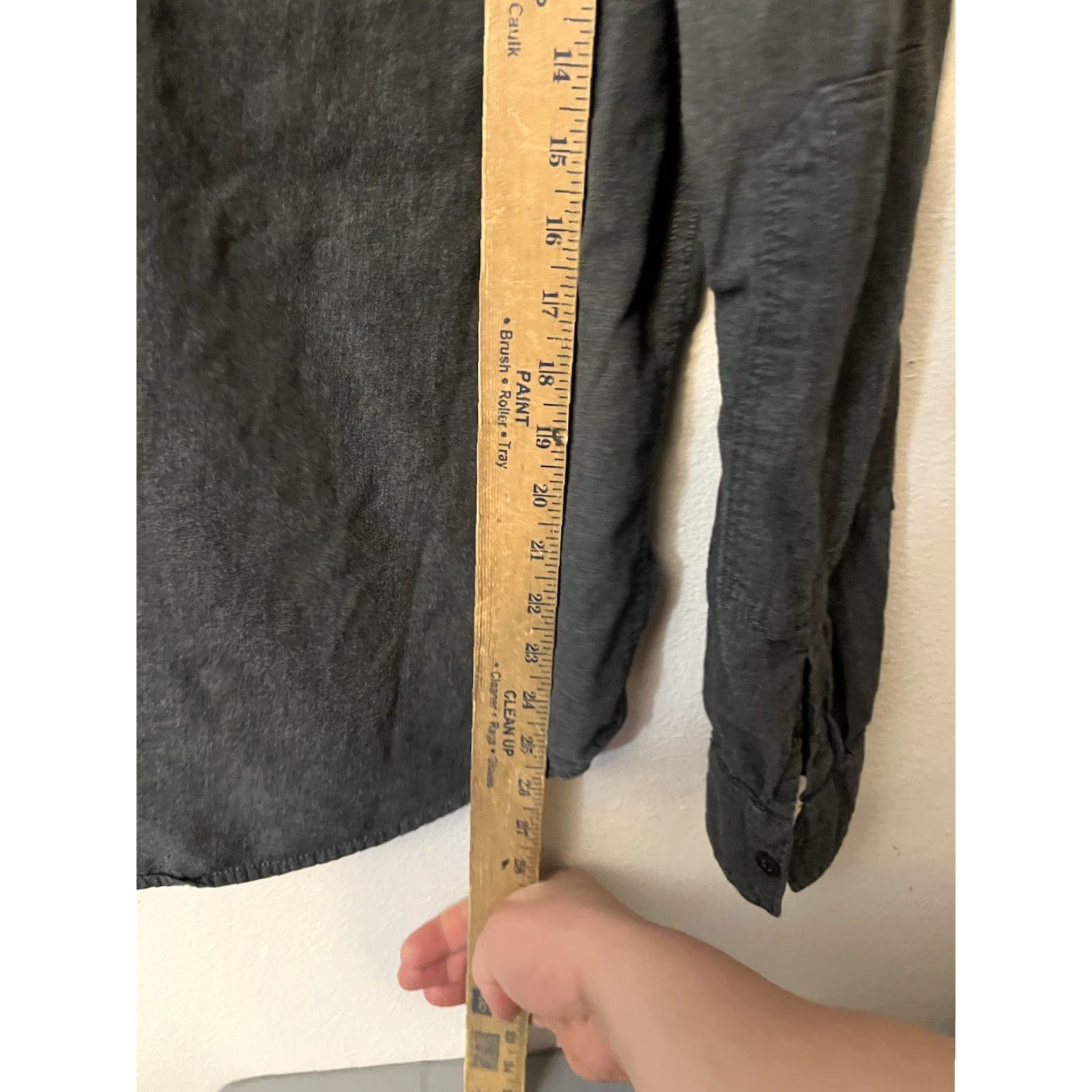 Calvin Klein Calvin Klein CK Shirt Men Button Dress Shirt Gray Size M Size 40R - 4 Thumbnail