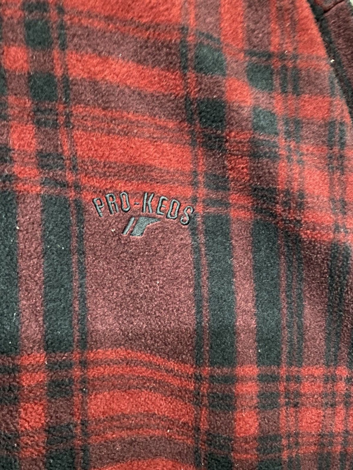 Pro-Keds Vintage Pro-Keds Checked Half Zipper Fleece Sweatshirt Size US M / EU 48-50 / 2 - 7 Thumbnail