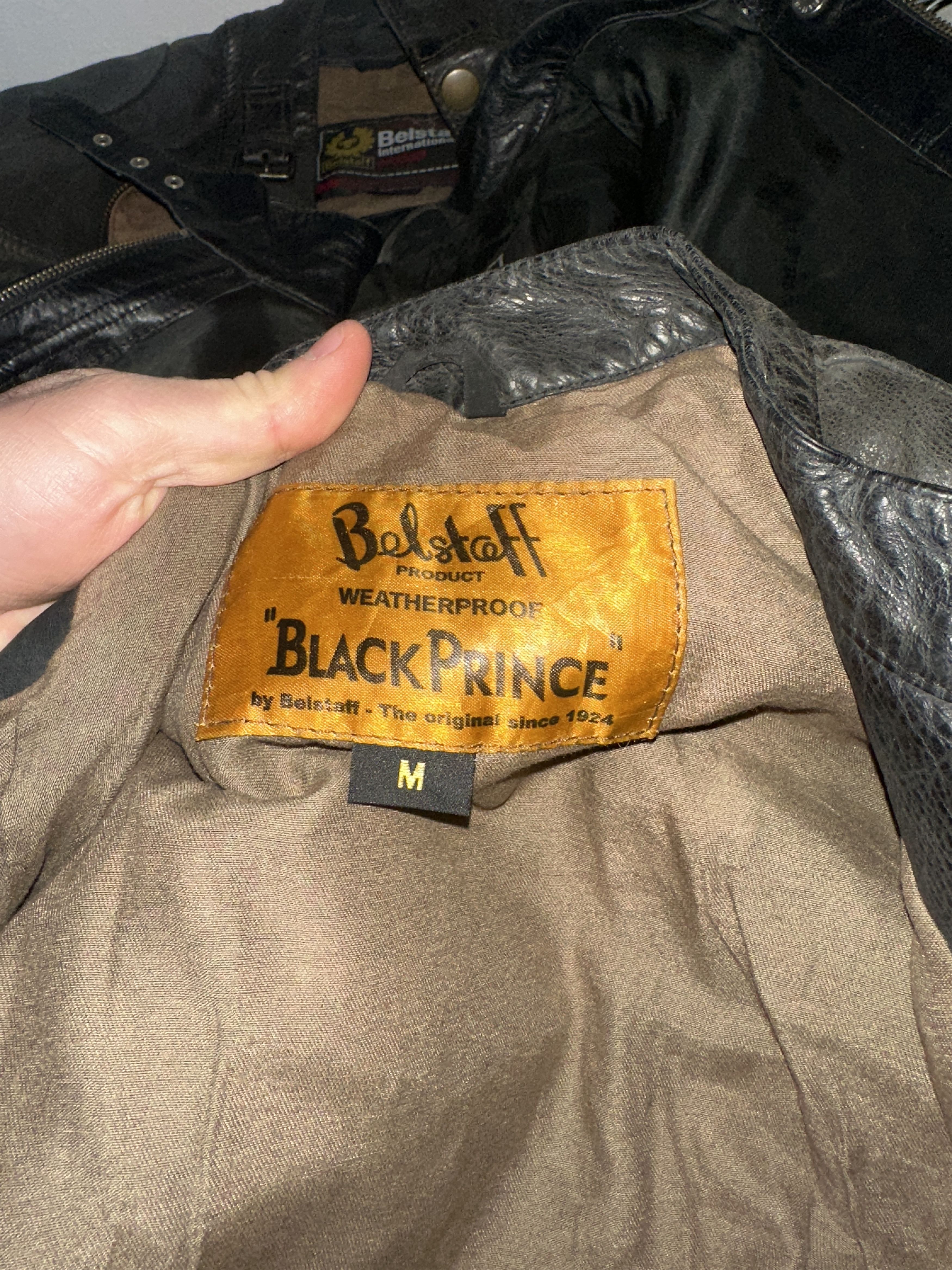 Belstaff Rare Belstaff Black Prince Daytona LeatherBomber Size M Slim Size US M / EU 48-50 / 2 - 4 Thumbnail