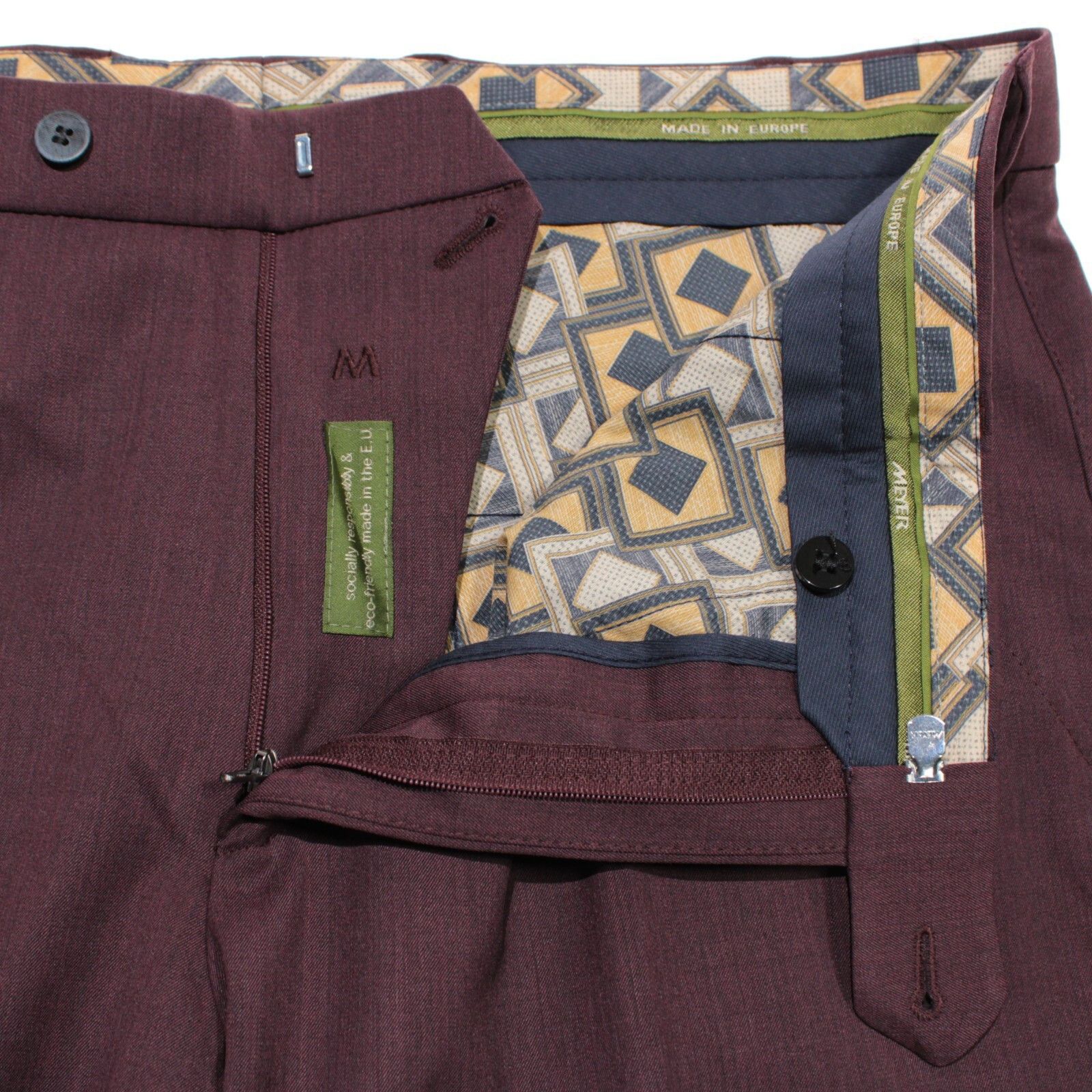 Other Meyer New with tags Dress Pants Size 38 US In Purple Size US 38 / EU 54 - 4 Thumbnail