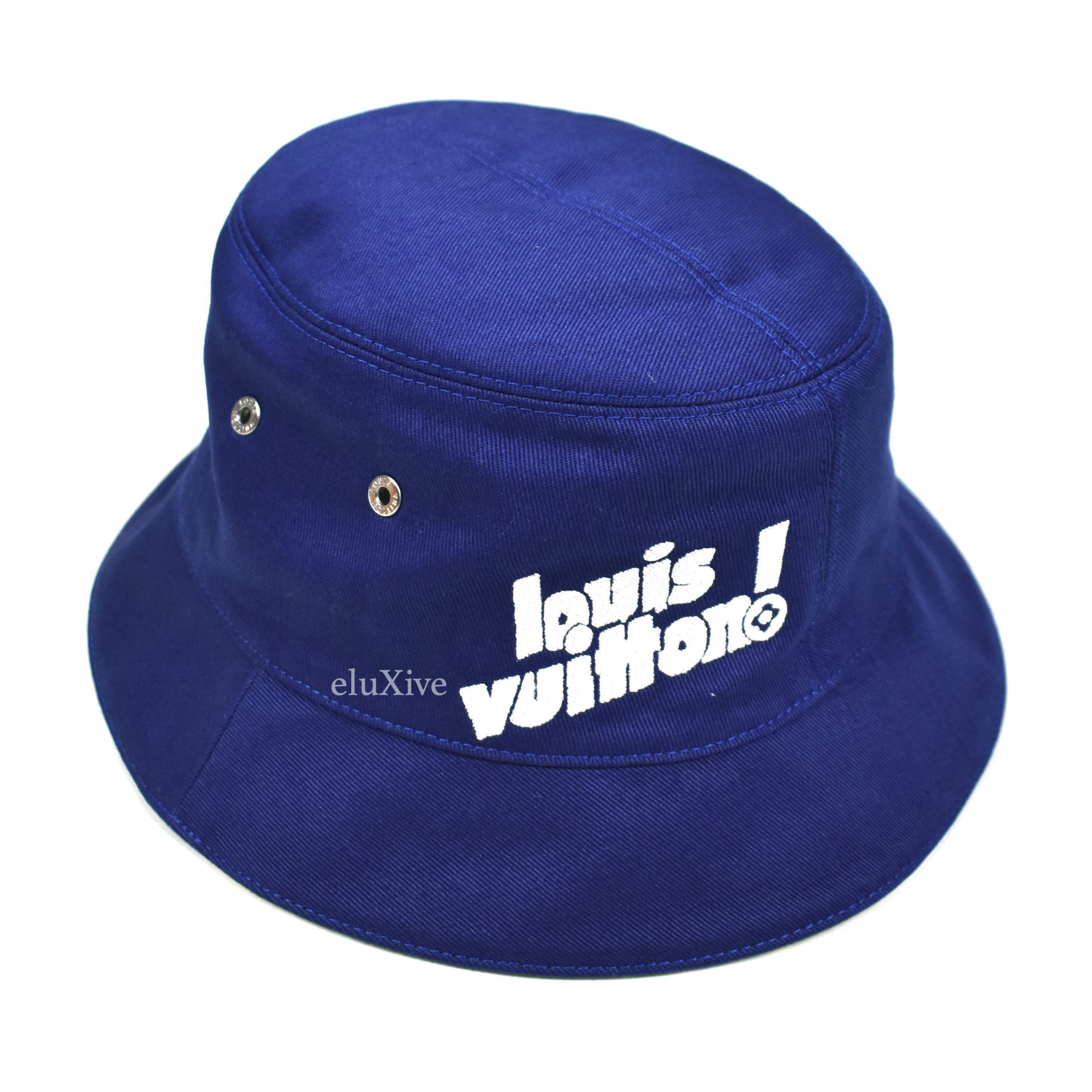 Louis Vuitton Louis Vuitton LV Everyday Yellow Monogram Denim Bucket Hat Size ONE SIZE - 1 Preview